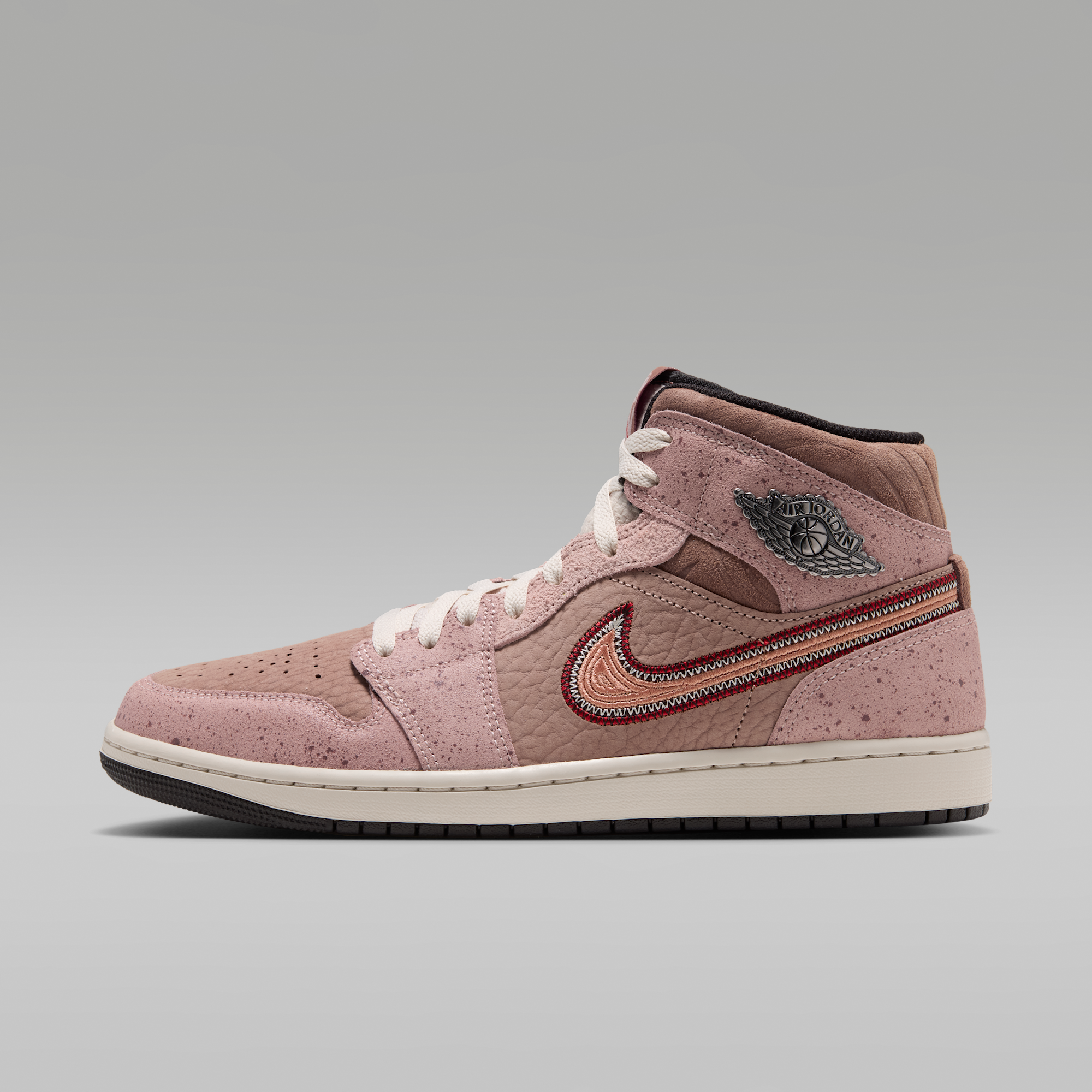 Air Jordan 1 Mid SE Día de Muertos - Desert Dust/Particle Beige/Light Orewood Brown/Terra Blush - 1