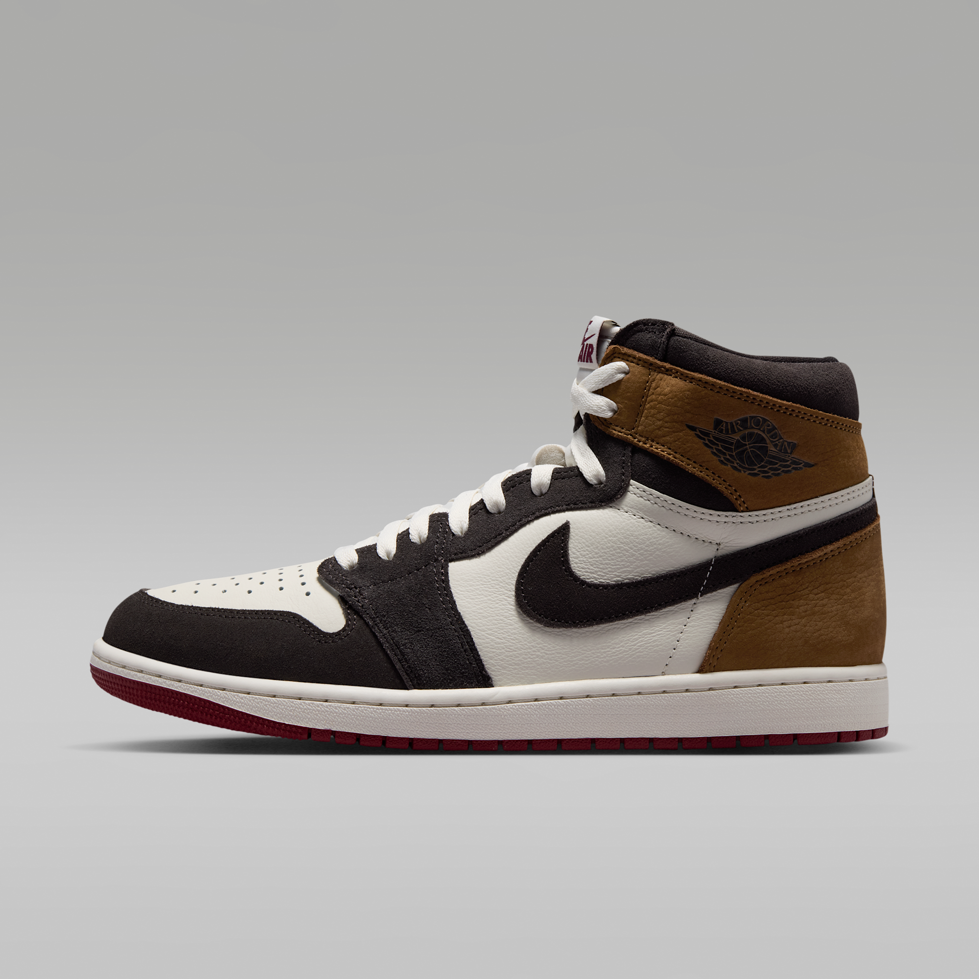 Air Jordan 1 Retro High OG "Love Letter" - Shadow Brown/Light British Tan/Team Red - 1