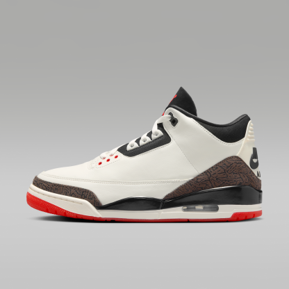 Air Jordan 3 "World's Best" - Sail/University Red/Pale Ivory/Μαύρο - 1