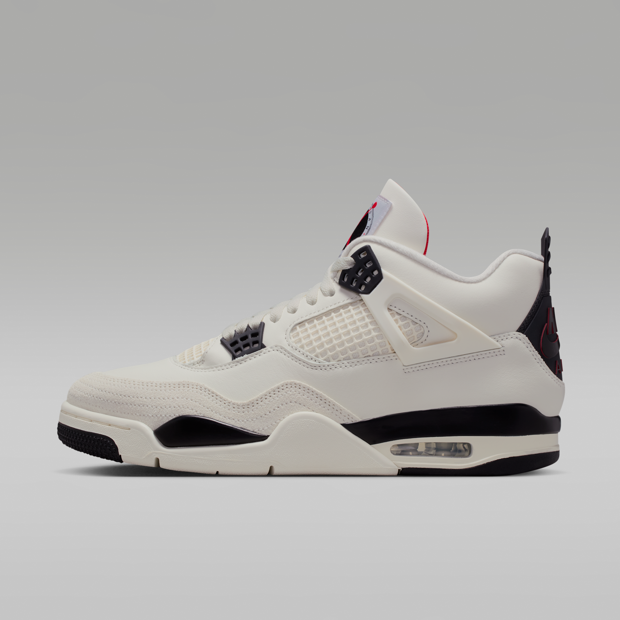 Air Jordan 4 Retro "Flight Club" - Sail/University Red/Μαύρο - 1