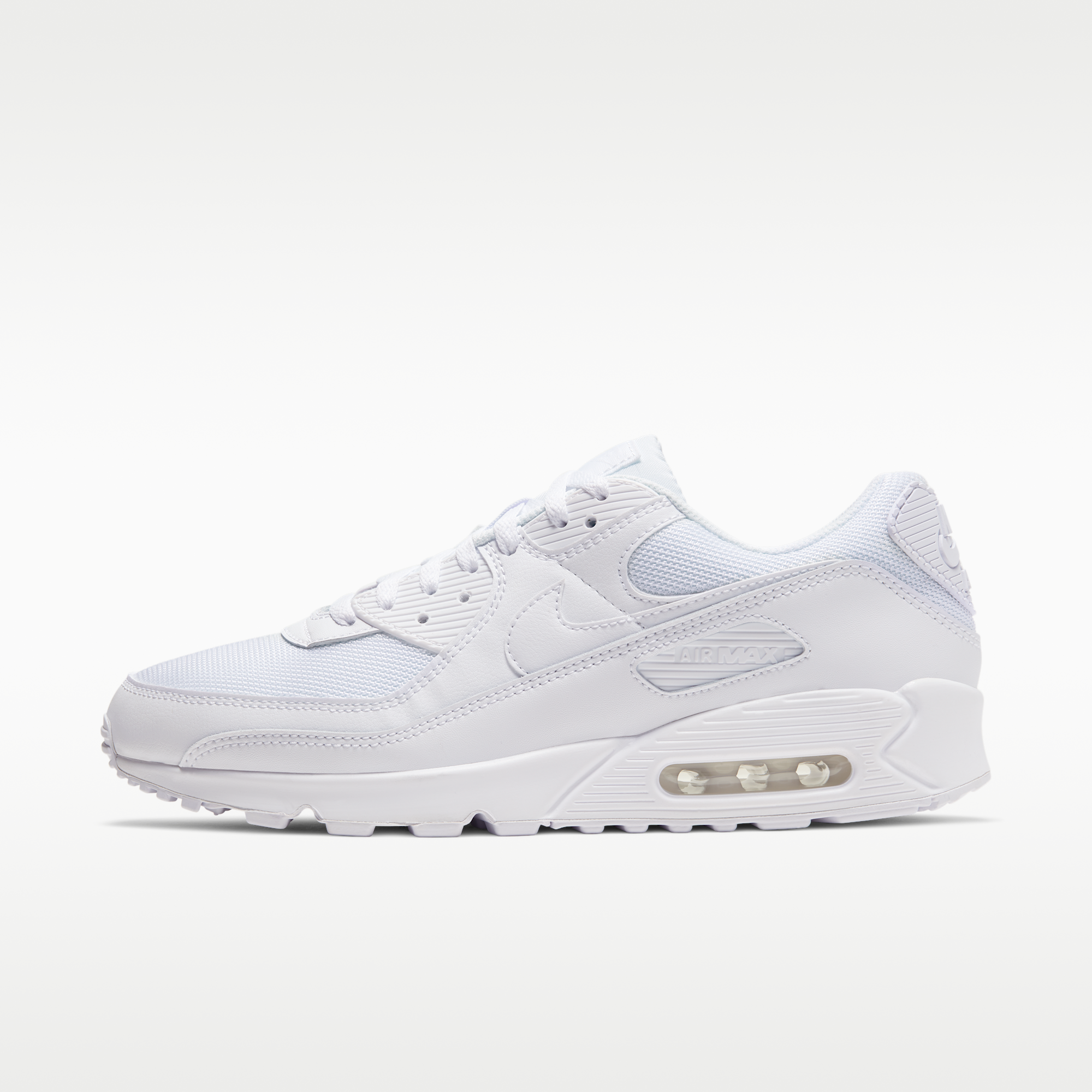 Nike Air Max 90 - Λευκό/Λευκό/Wolf Grey/Λευκό - 1