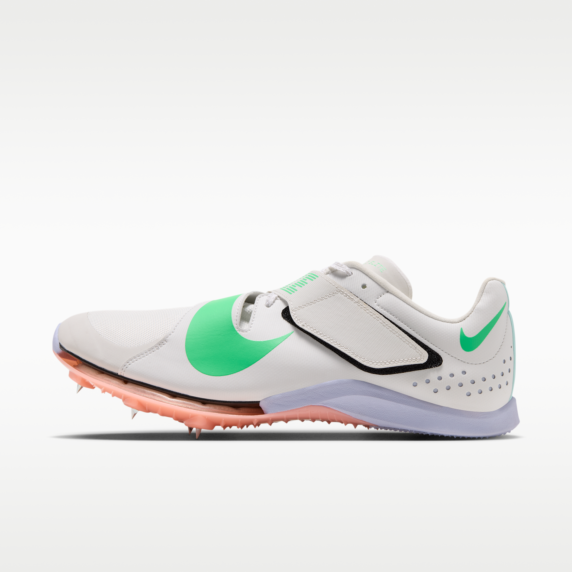 Nike Long Jump Elite - Summit White/Palest Purple/Jade Ice/Electro Green - 1