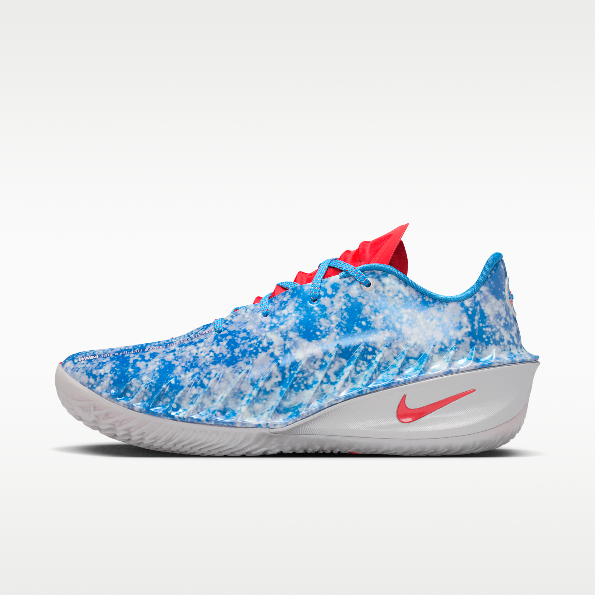 Nike G.T. Cut 4 "WNBA 30th" - Light Photo Blue/Metallic Silver/Λευκό/Action Red - 1