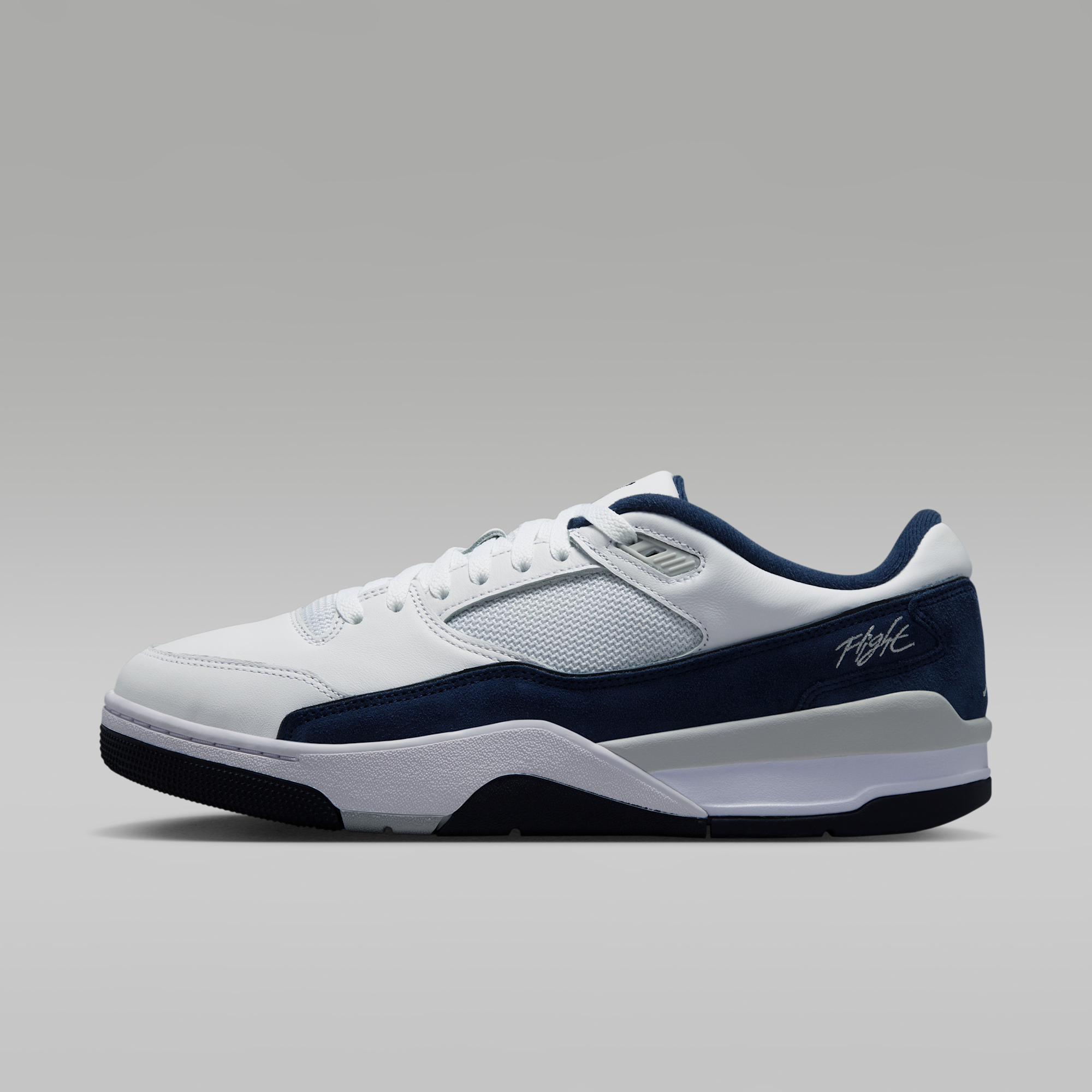 Jordan Flight Court - Λευκό/Light Smoke Grey/Obsidian/College Navy - 1