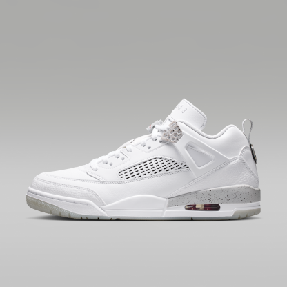 Jordan Spizike Low - Λευκό/Grey Fog/Fire Red/Μαύρο - 1