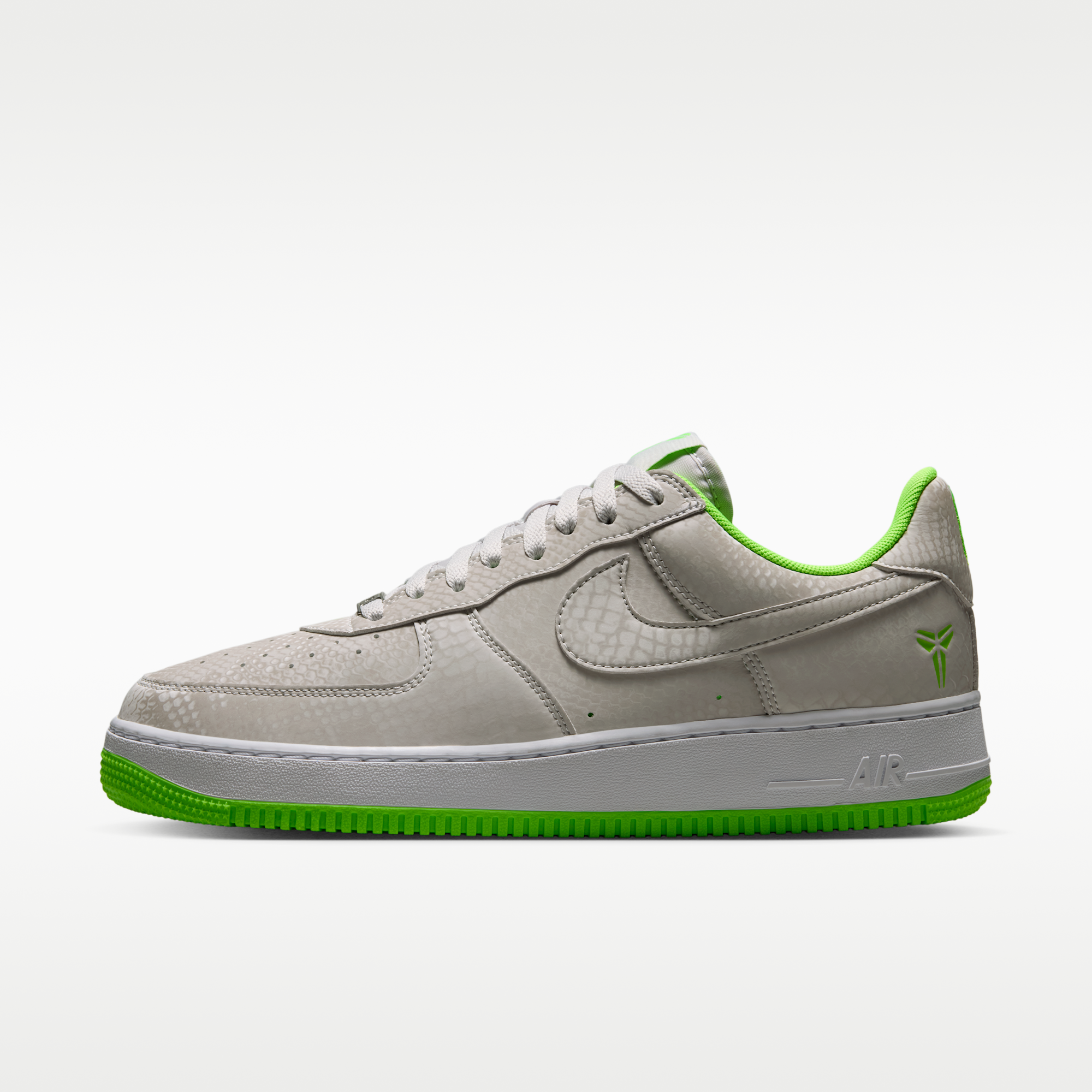 Kobe Air Force 1 Low - Vast Grey/Λευκό/Electric Green - 1