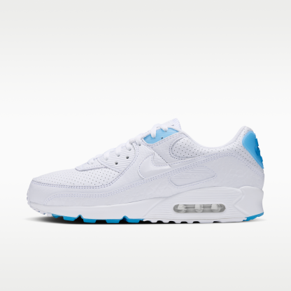 Nike Air Max 90 - Λευκό/Aurora Blue/Λευκό - 1