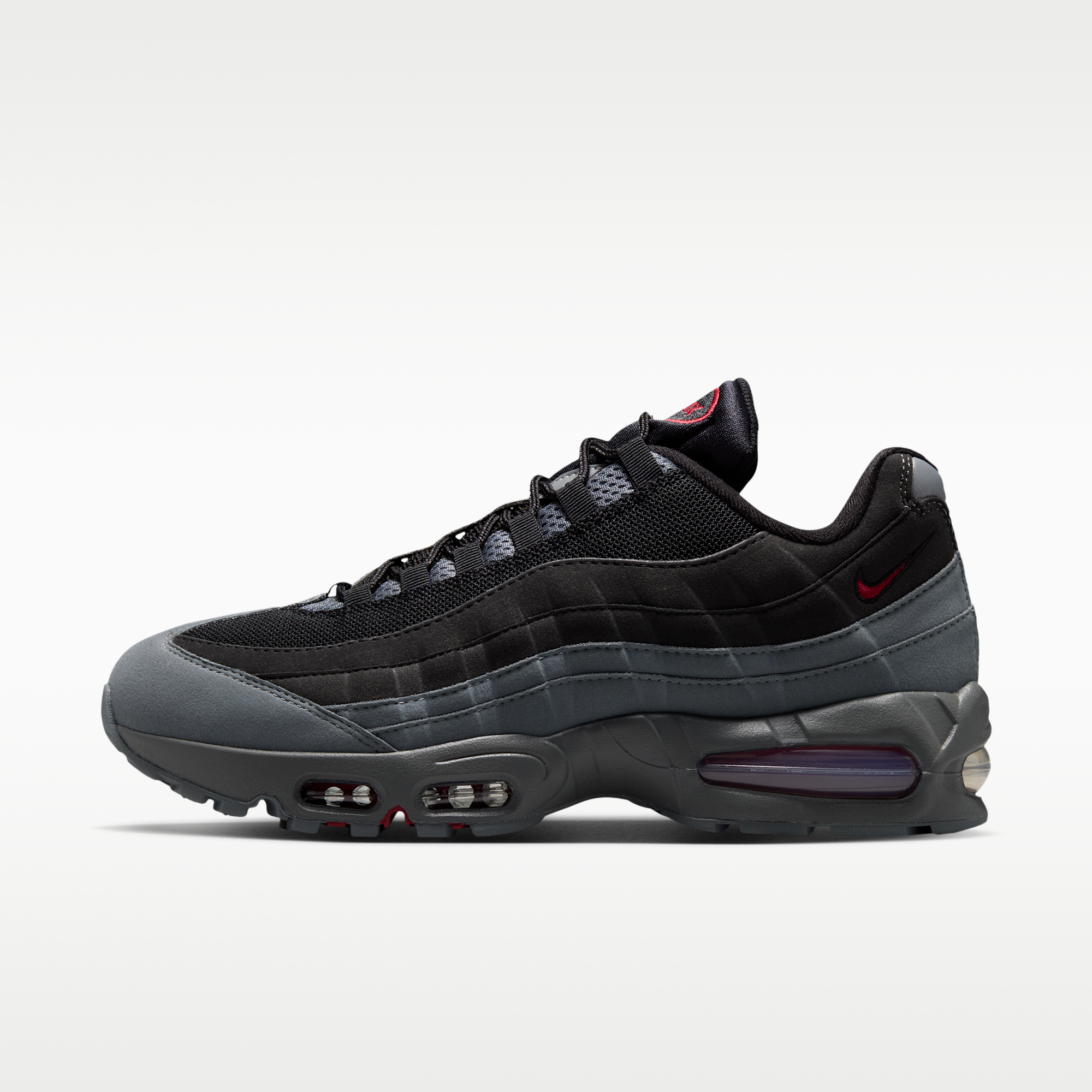 Nike Air Max 95 Big Bubble "OG" - Μαύρο/Smoke Grey/Dark Smoke Grey/Tough Red - 1