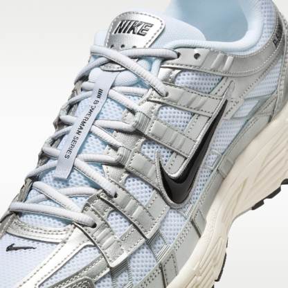 Nike P-6000 - Λευκό/Metallic Silver/Flat Silver/Μαύρο - 7
