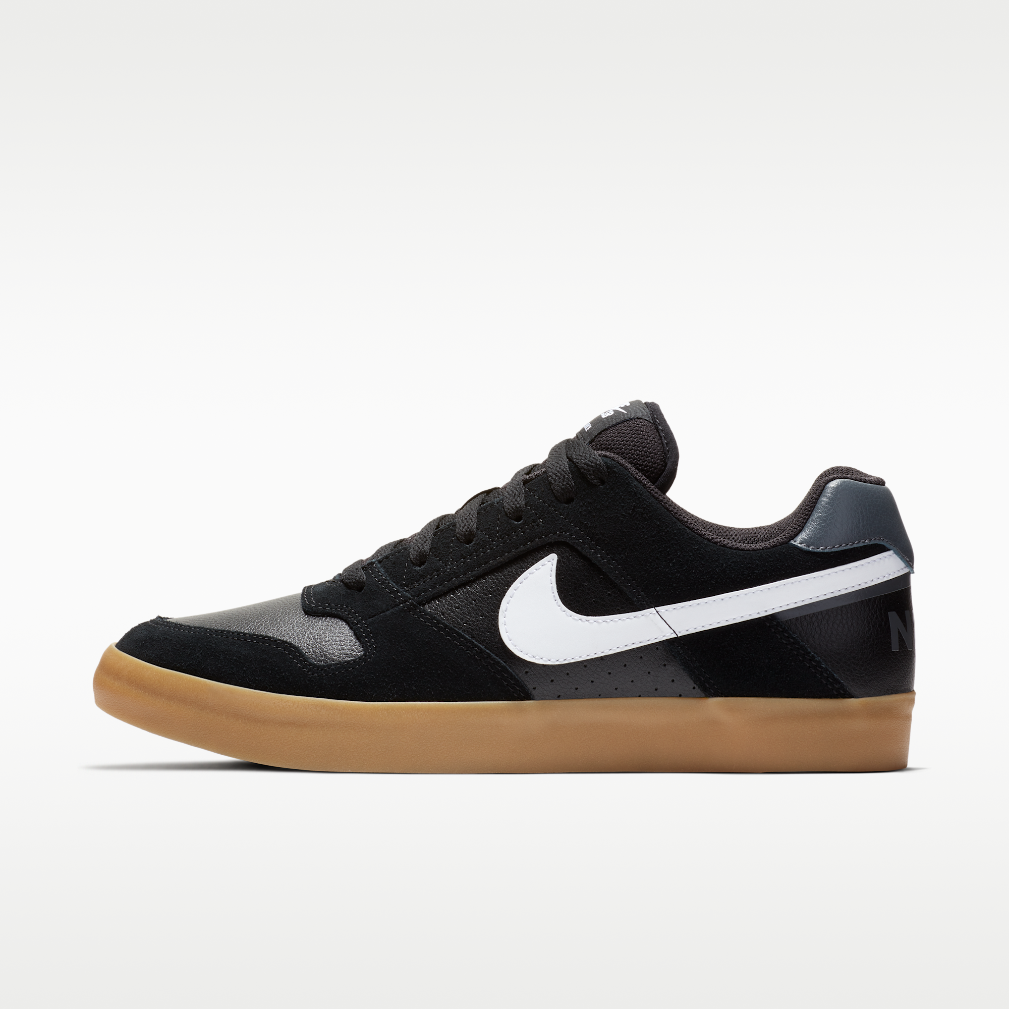 Nike SB Delta Force Vulc - Μαύρο/Gum Light Brown/Dark Grey/Λευκό - 1