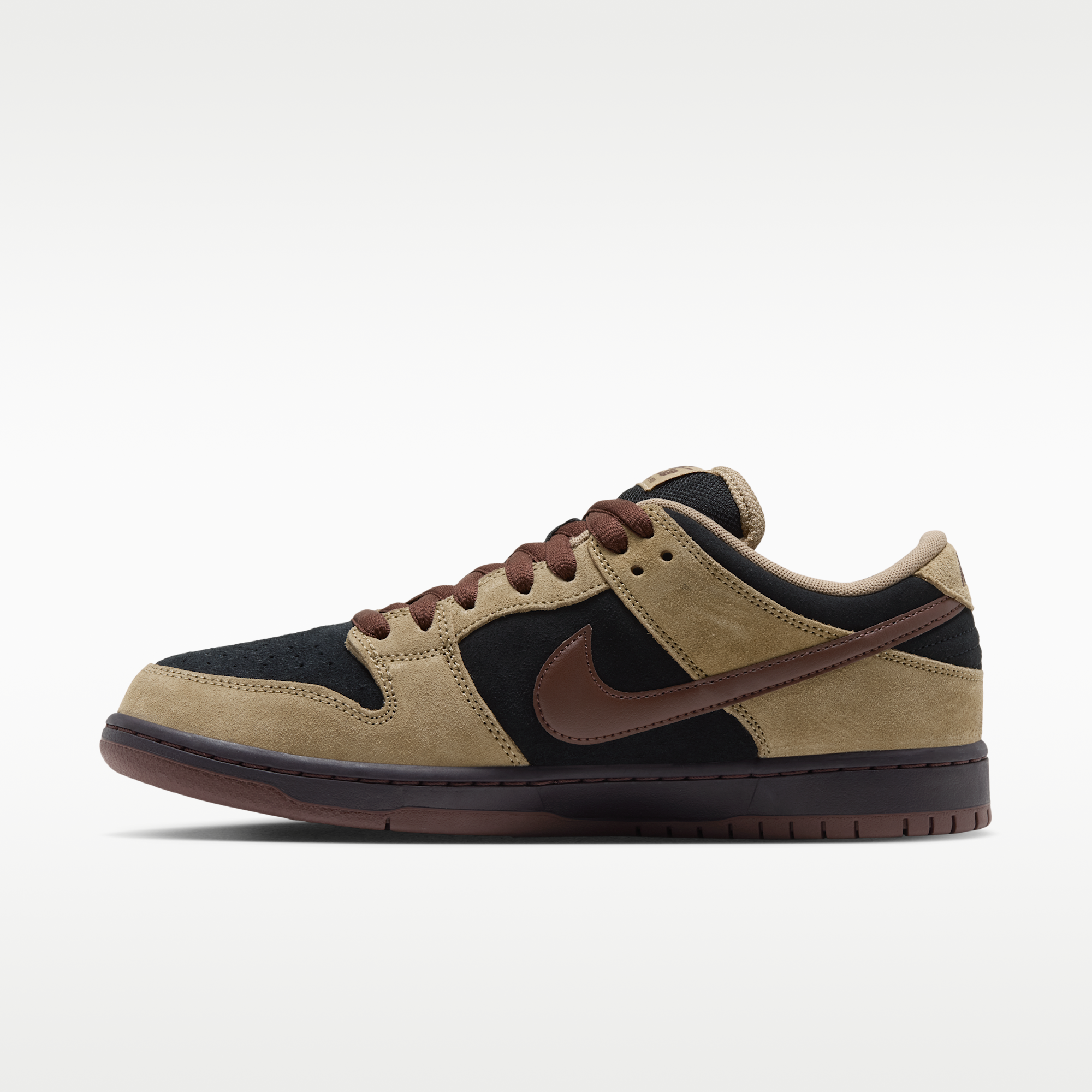 Nike SB Dunk Low Pro - Filbert/Μαύρο/Burgundy Ash/Light Chocolate - 1