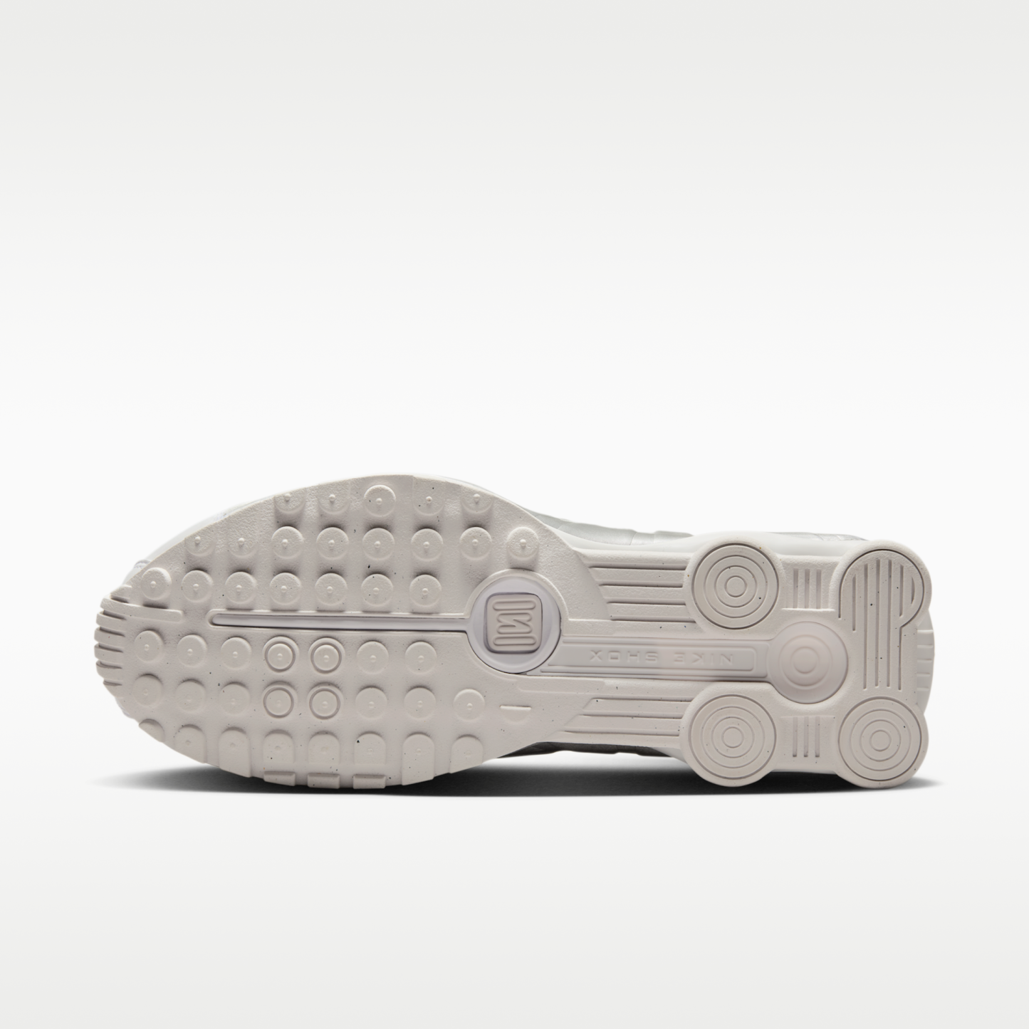 Nike Shox R4 - Λευκό/Λευκό/Bright Crimson/Metallic Silver - 2