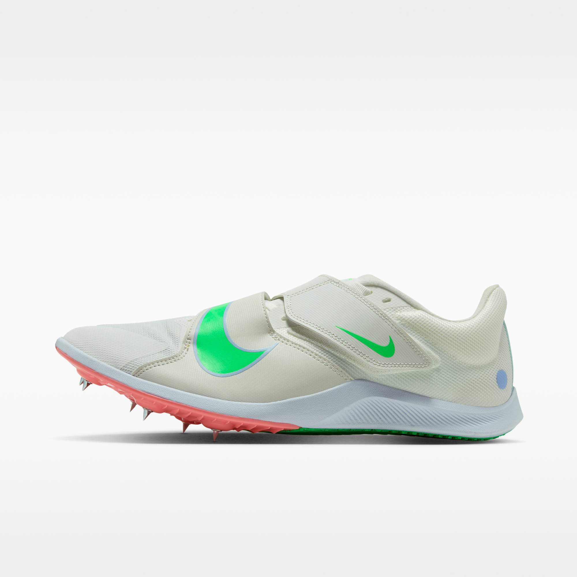 Nike Zoom Rival Jump - Summit White/Aluminum/Atomic Pink/Electro Green - 1