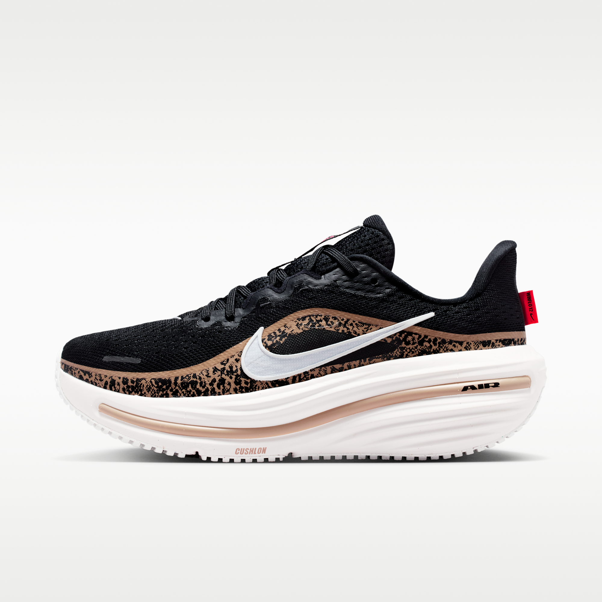 Nike Winflo 12 - Μαύρο/British Khaki/Fusion Red/Sail - 1
