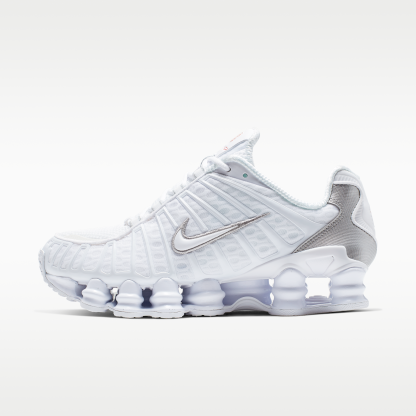 Nike Shox TL - Λευκό/Metallic Silver/Max Orange/Λευκό - 1