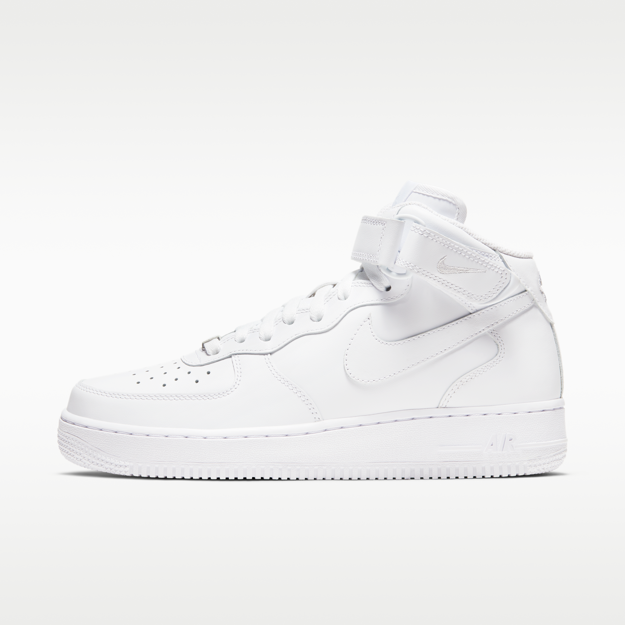 Nike Air Force 1 '07 Mid - Λευκό/Λευκό/Λευκό - 1