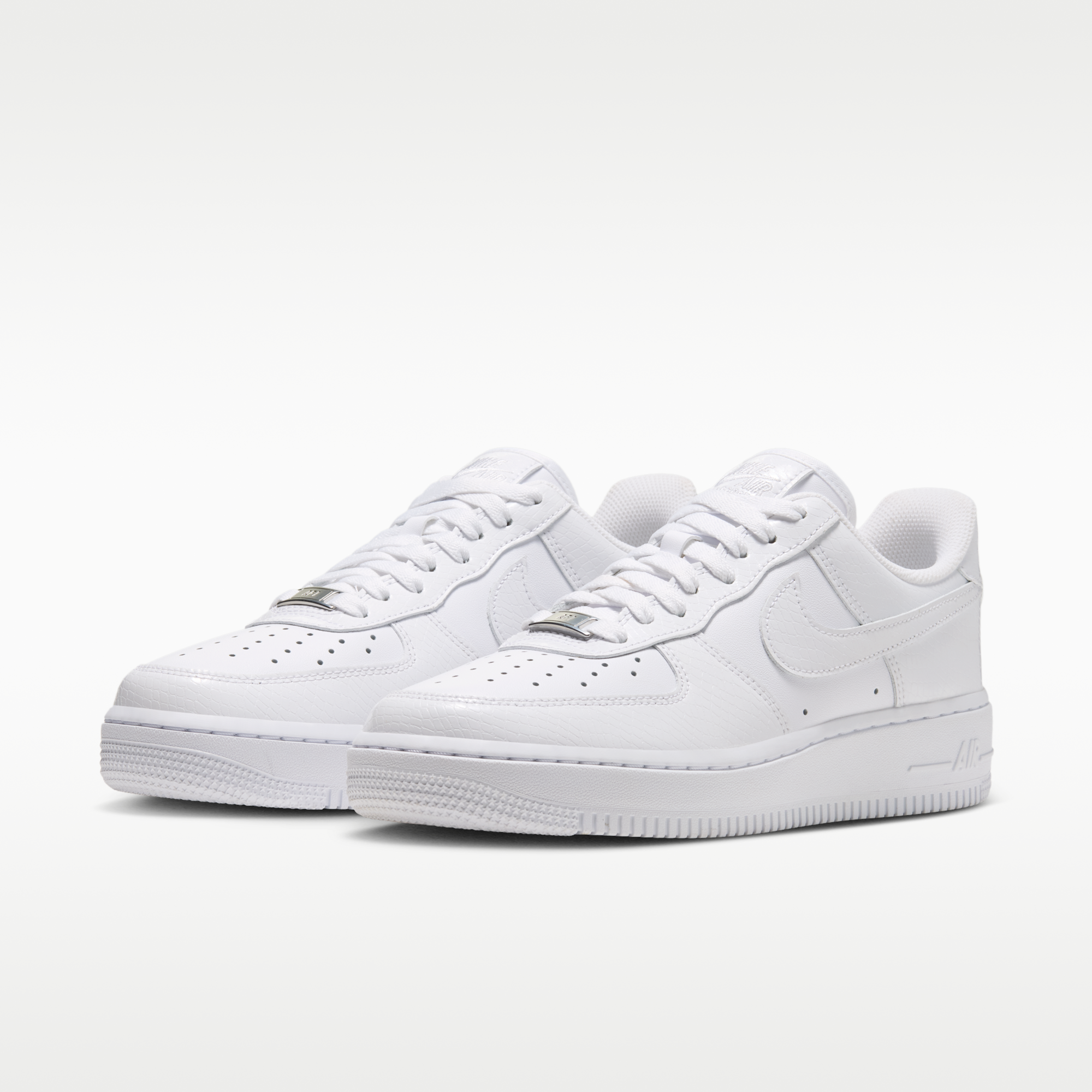 Nike Air Force 1 '07 - Λευκό/Metallic Silver/Λευκό - 5