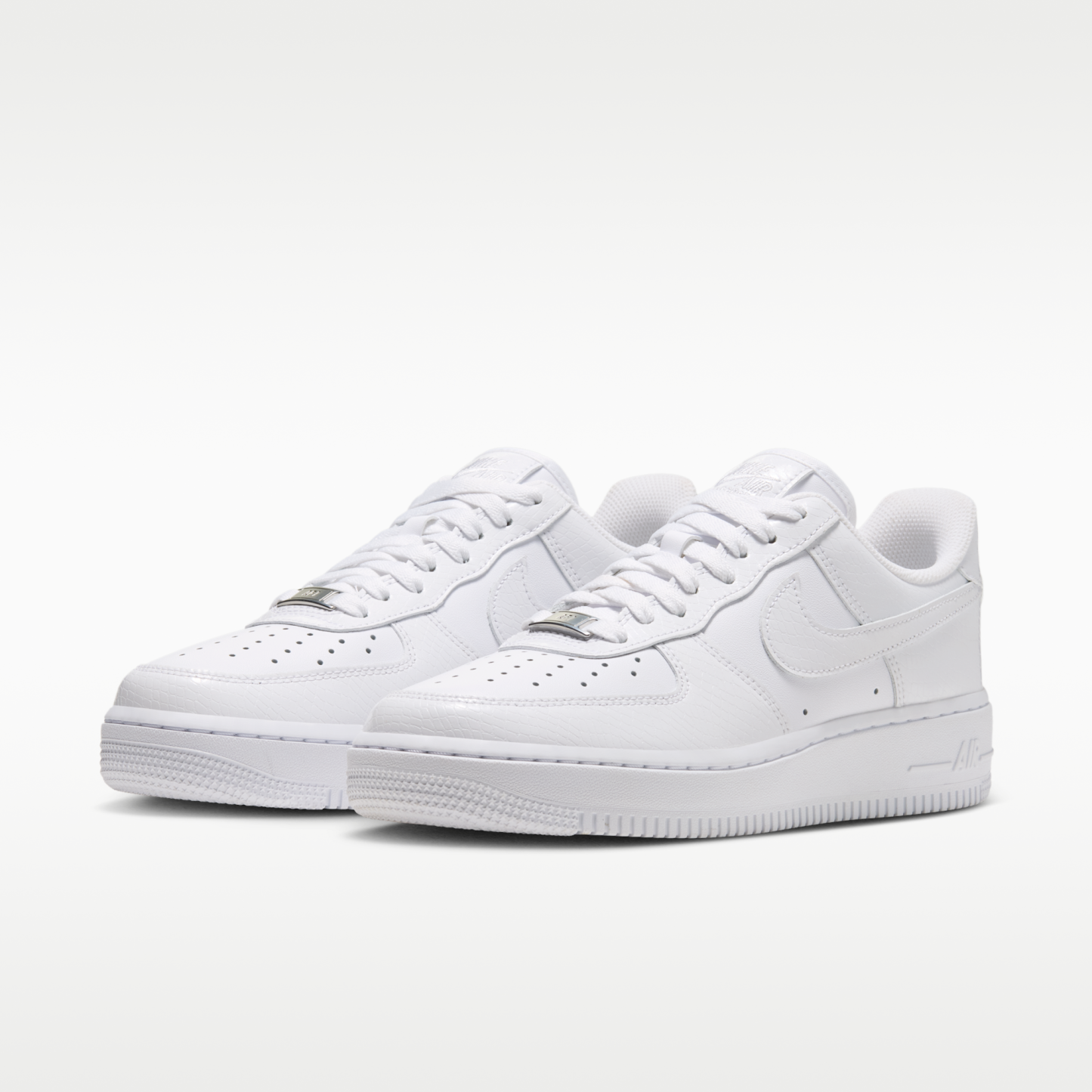 Nike Air Force 1 '07 - Λευκό/Metallic Silver/Λευκό - 5