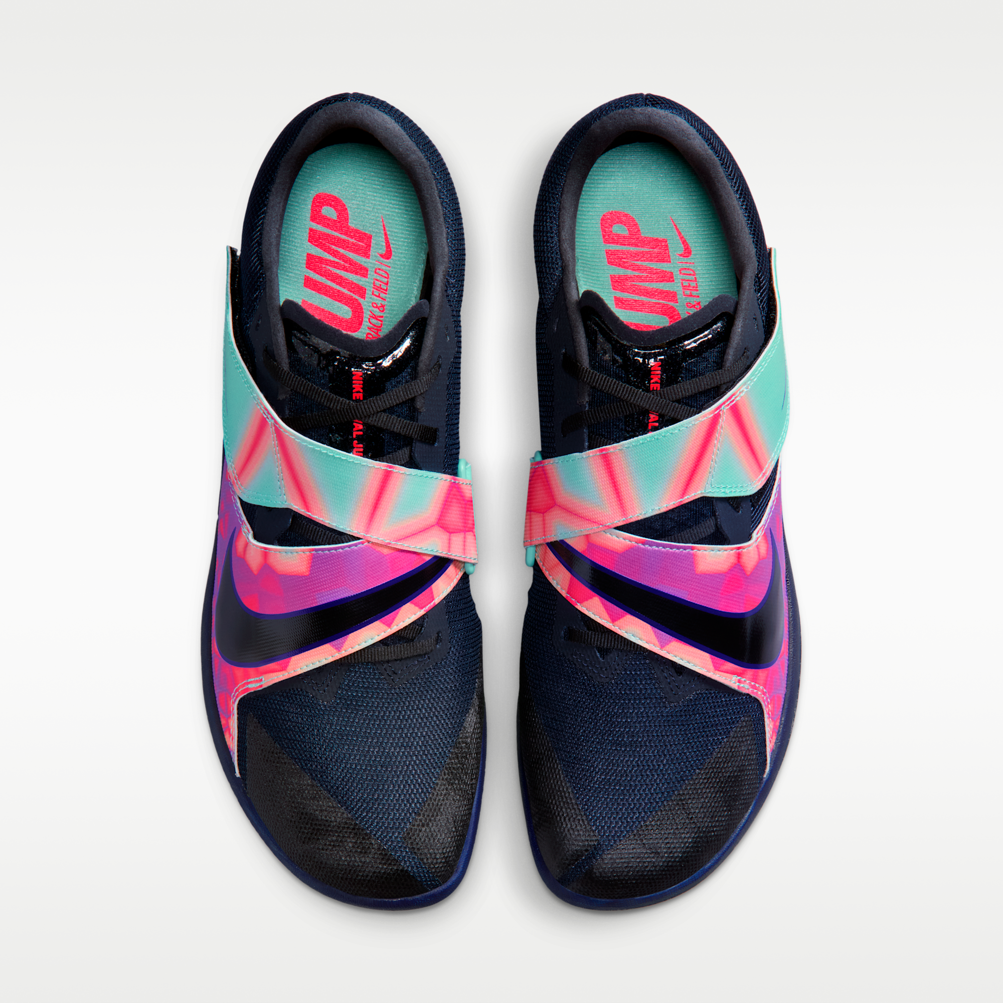 Nike Zoom Rival Jump Glam - Dark Obsidian/Emerald Rise/Flash Crimson/Μαύρο - 4