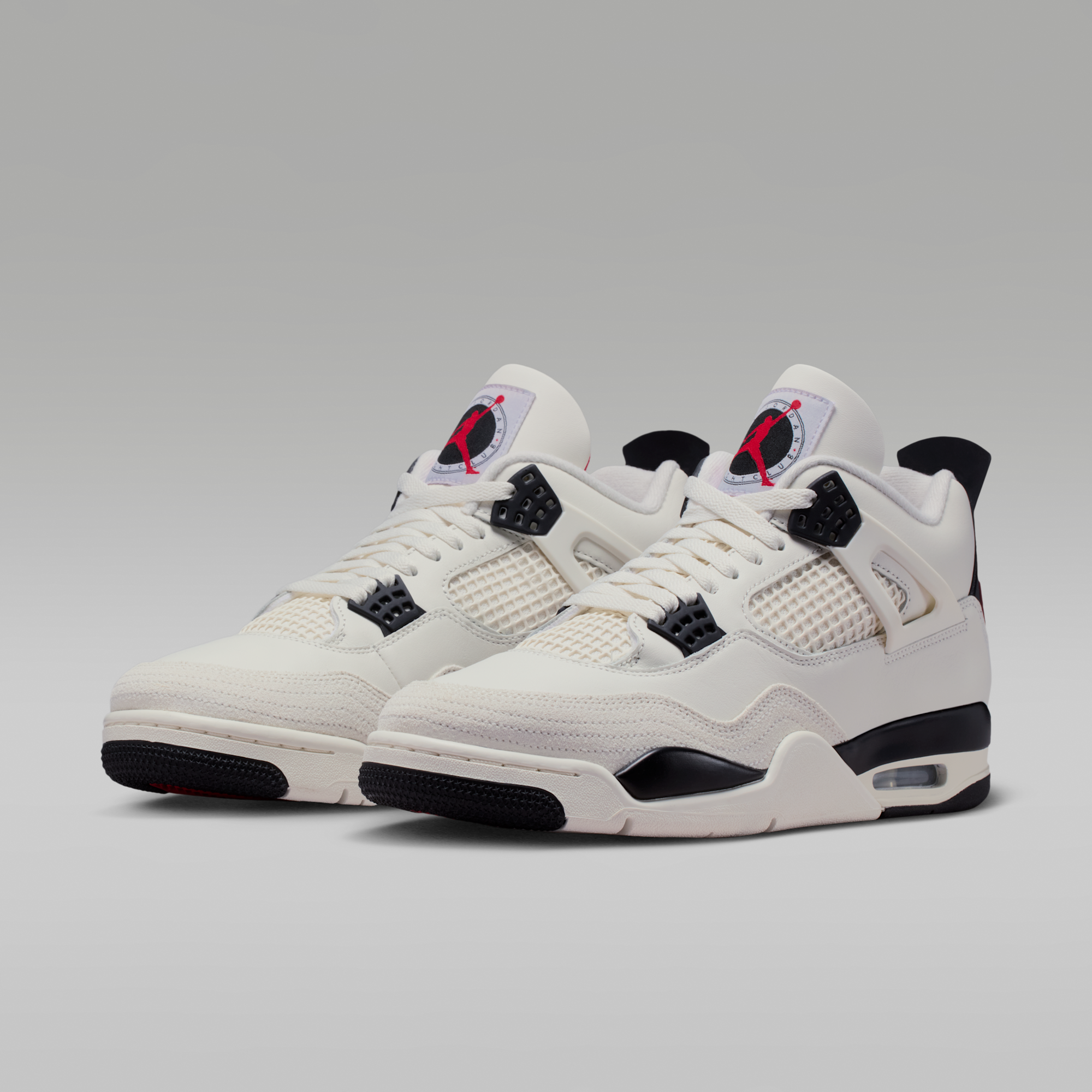 Air Jordan 4 Retro "Flight Club" - Sail/University Red/Μαύρο - 5