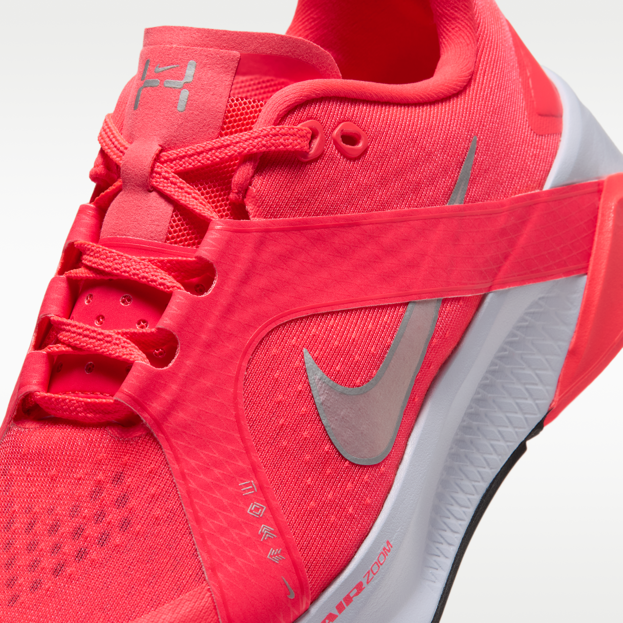Nike Hybrid RN - Laser Crimson/Football Grey/Football Grey/Metallic Silver - 7