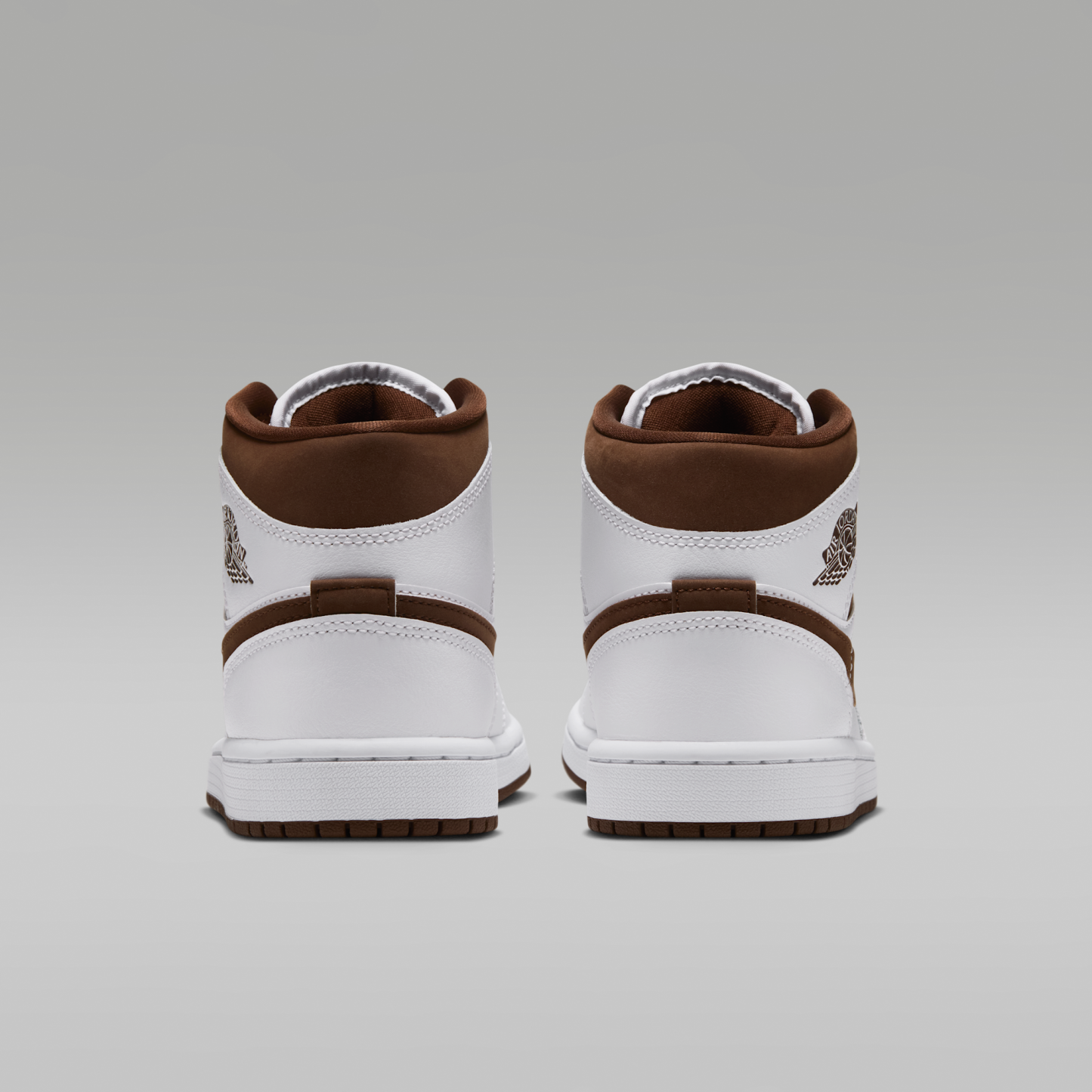 Air Jordan 1 Mid - Λευκό/Cacao Wow/Cacao Wow - 6