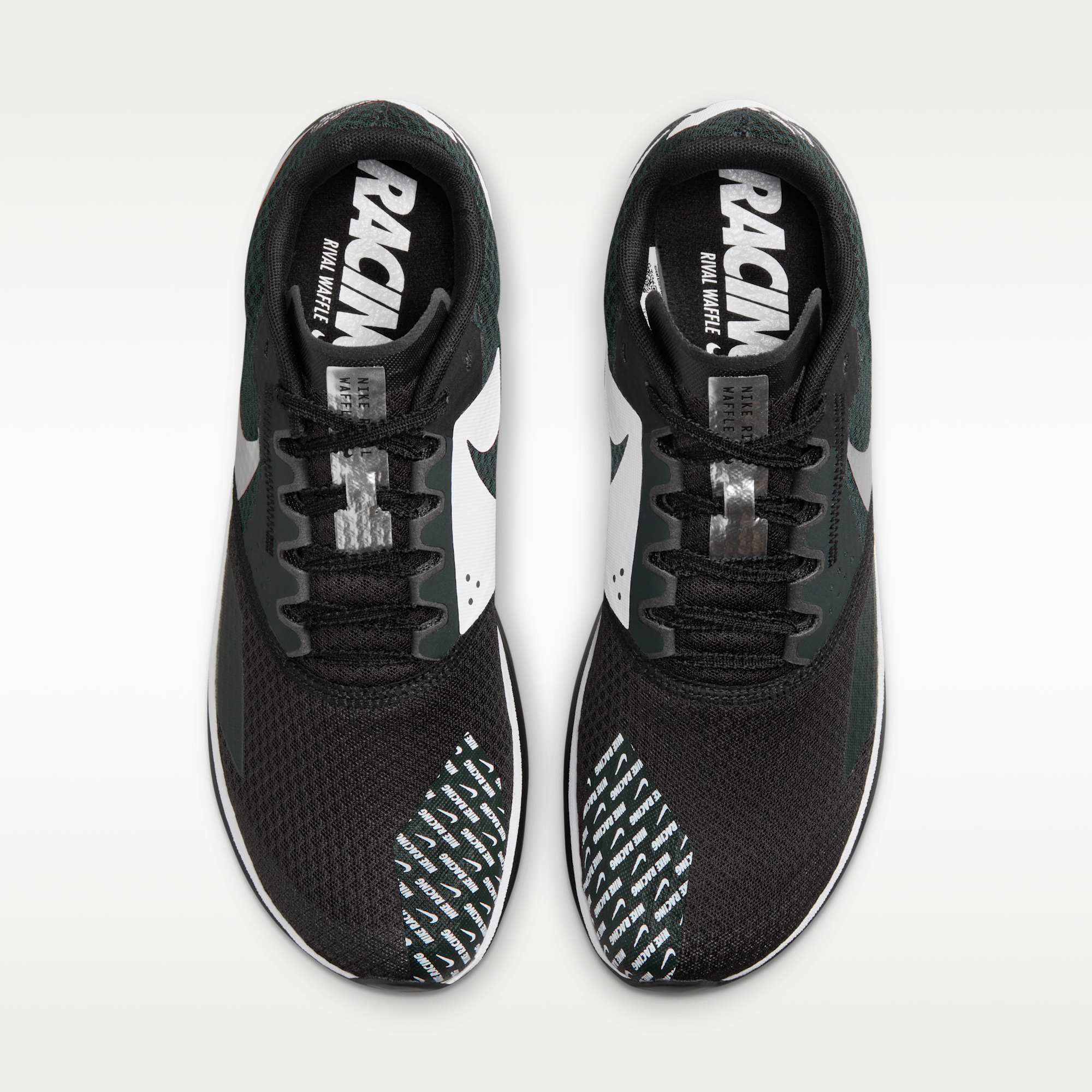 Nike Zoom Rival Waffle 6 - Μαύρο/Dark Smoke Grey/Λευκό/Metallic Silver - 4