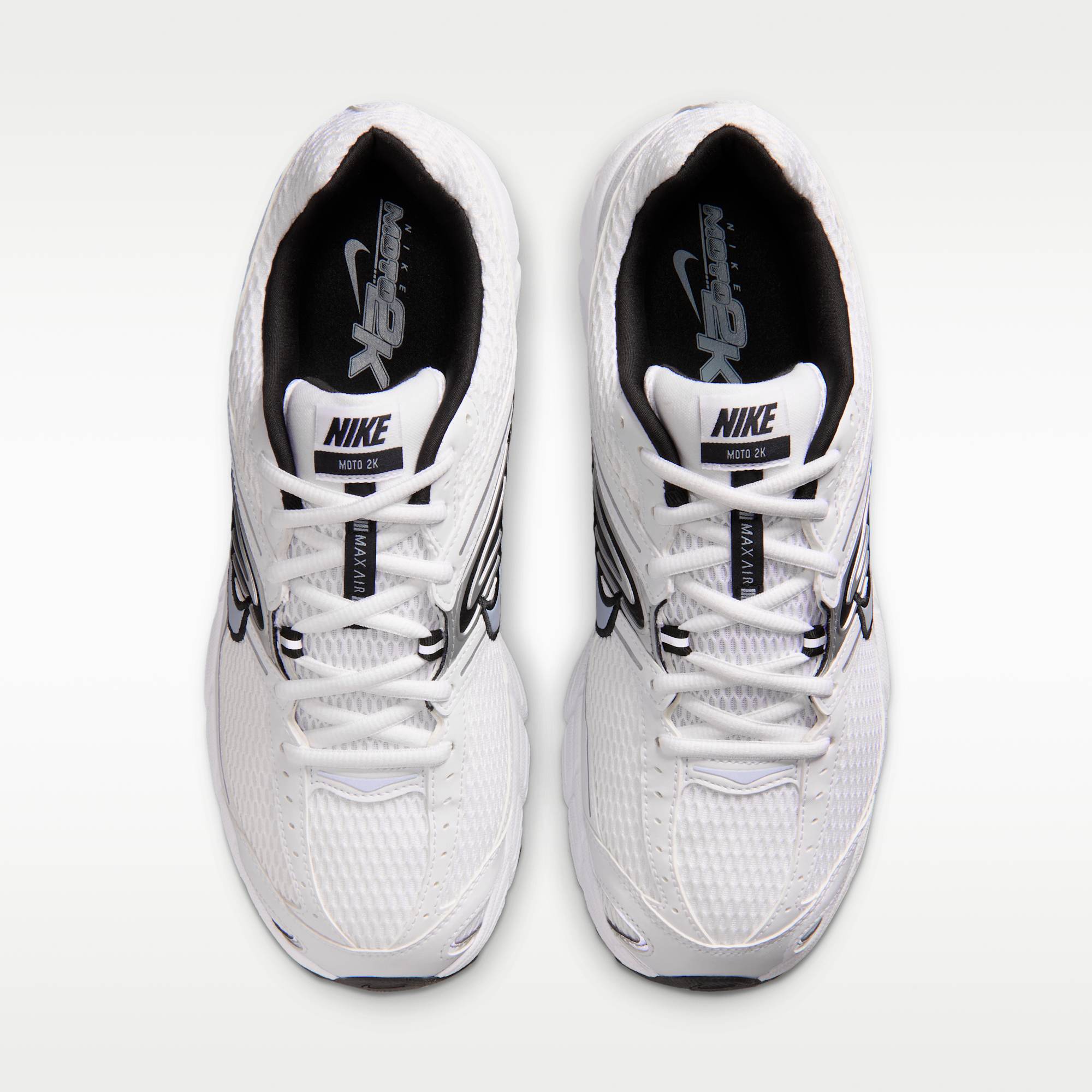 Nike Air Max Moto 2K - Λευκό/Light Armory Blue/Metallic Silver/Μαύρο - 4