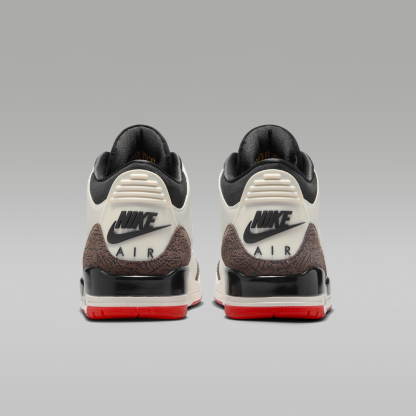 Air Jordan 3 "World's Best" - Sail/University Red/Pale Ivory/Μαύρο - 6
