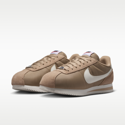Nike Cortez Textile - British Khaki/Μαύρο/Safety Orange/Sail - 5