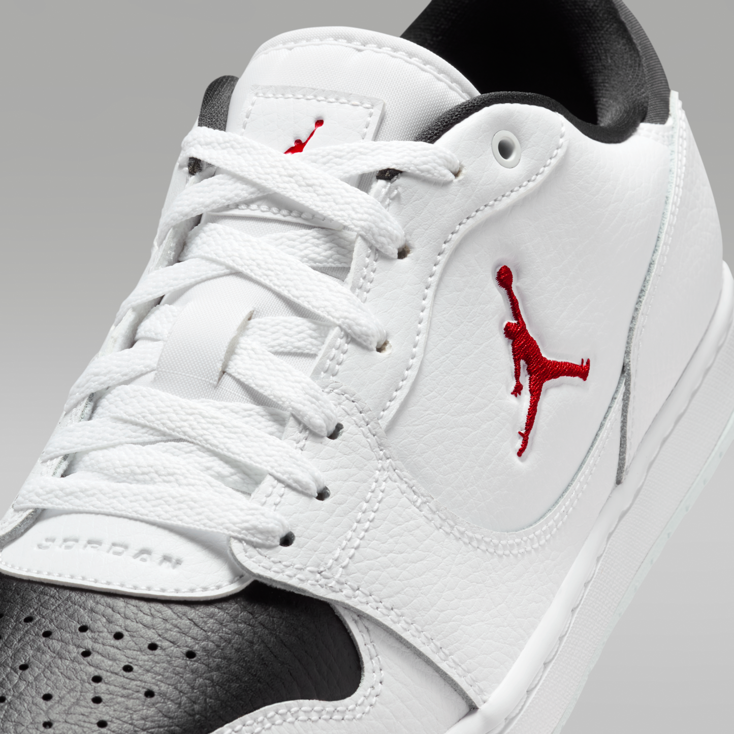 Jordan Court Connect Low - Λευκό/Μαύρο/Gym Red - 7