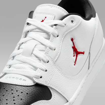 Jordan Court Connect Low - Λευκό/Μαύρο/Gym Red - 7