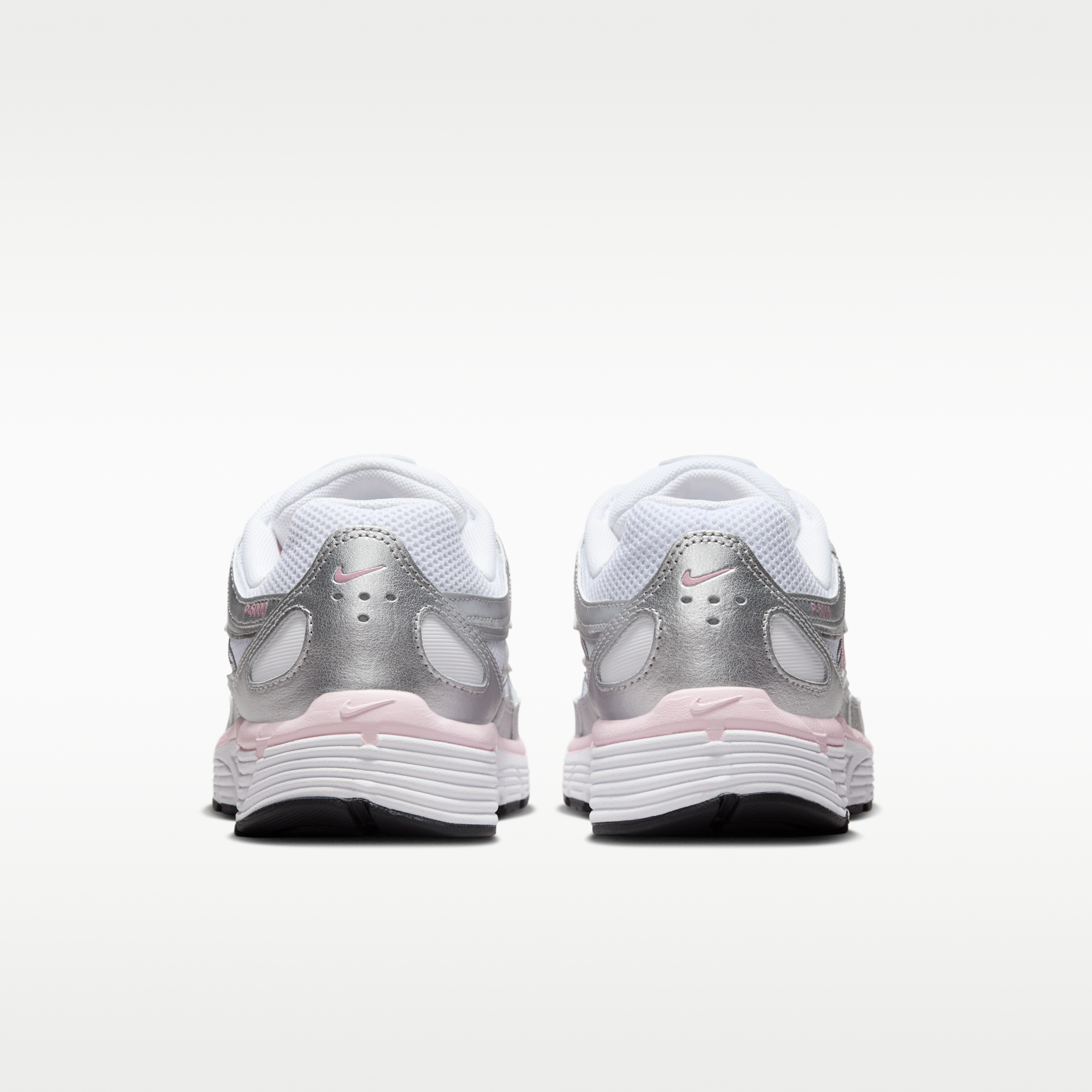 Nike P-6000 - Λευκό/Elemental Pink/Μαύρο/Metallic Silver - 6
