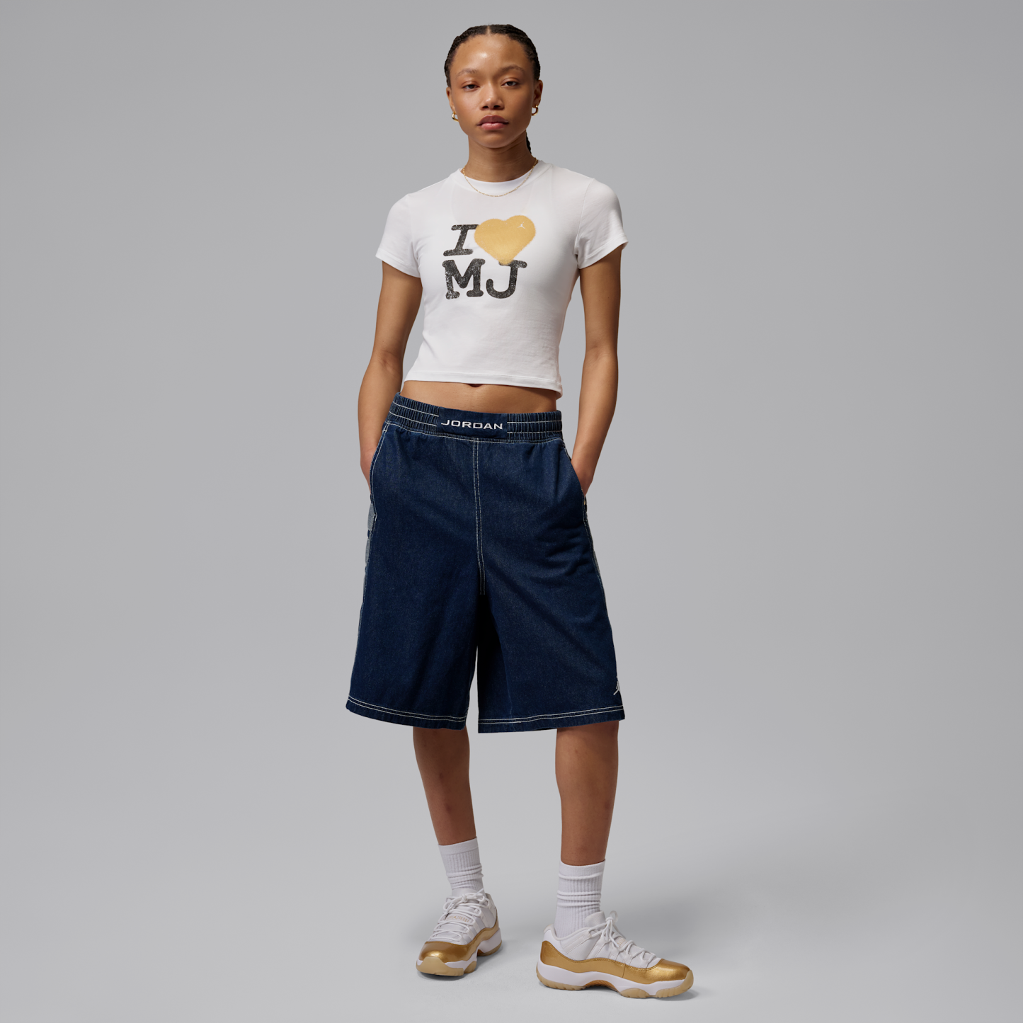 Air Jordan 11 Low "Mother's Day" - Λευκό/Team Gold/Metallic Gold - 11