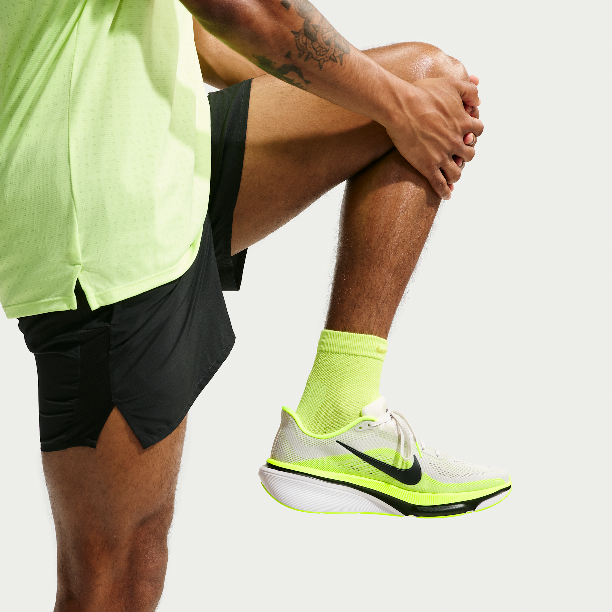 Nike Pegasus 42 - Photon Dust/Volt/Λευκό/Μαύρο - 9