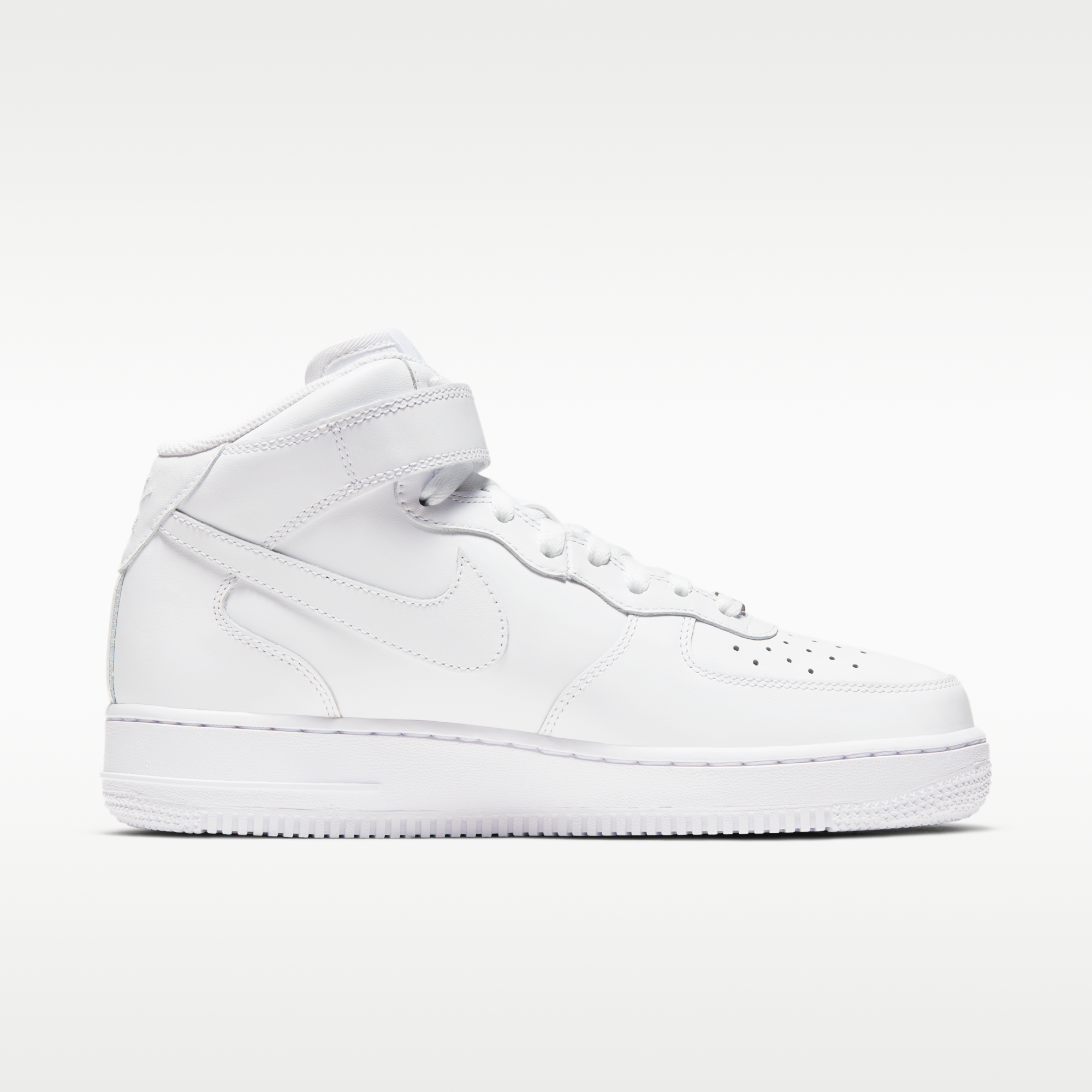 Nike Air Force 1 '07 Mid - Λευκό/Λευκό/Λευκό - 3
