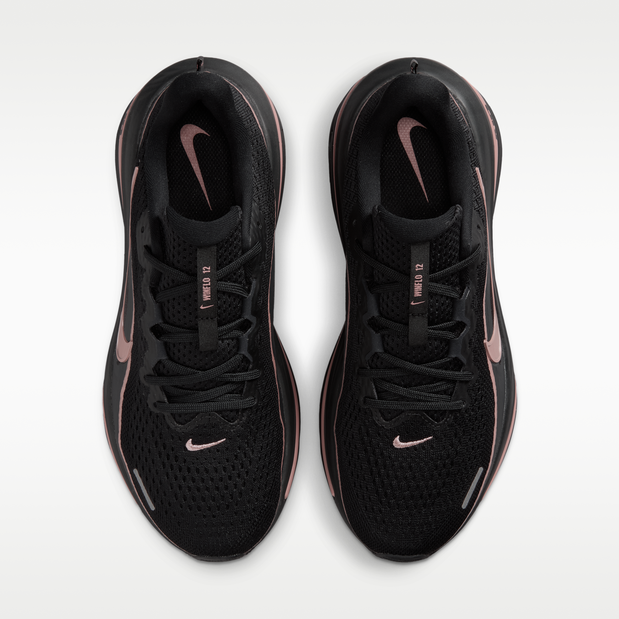 Nike Winflo 12 - Μαύρο/Off Noir/Rose Gold/Metallic Rose Gold - 4