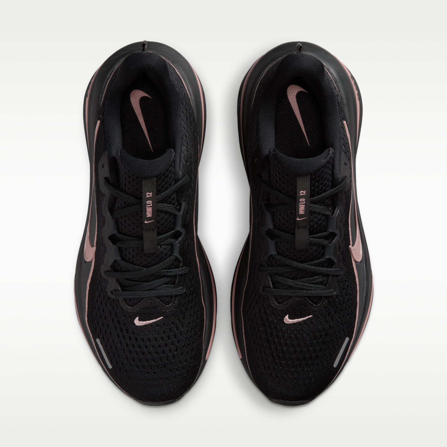 Nike Winflo 12 - Μαύρο/Off Noir/Rose Gold/Metallic Rose Gold - 4