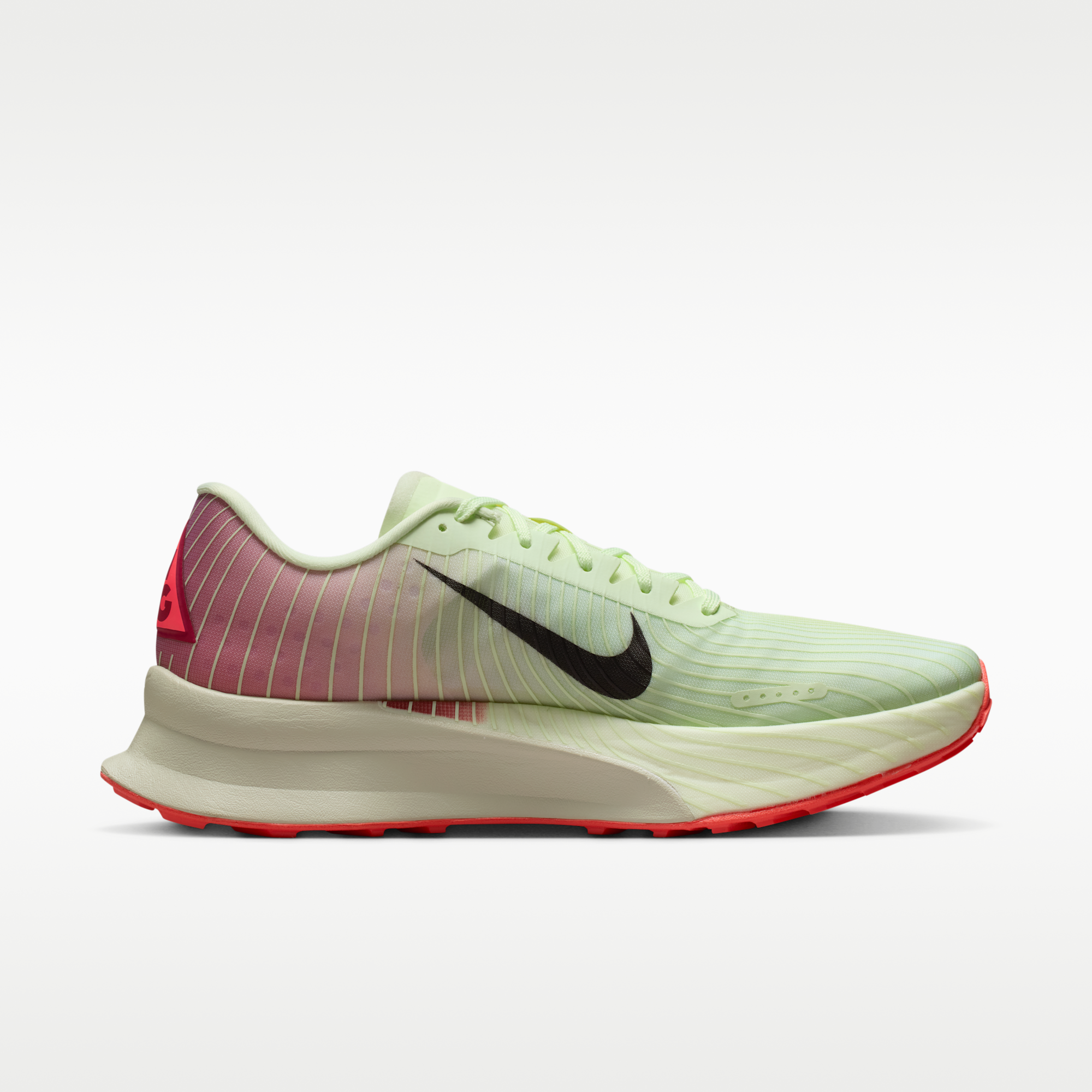 Nike ACG Ultrafly Trail - Volt Tint/Steam/Sea Glass/Burgundy Ash - 3