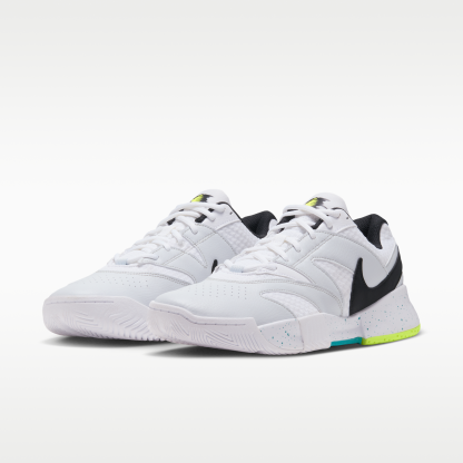NikeCourt Lite 4 - Λευκό/Volt/Energy/Μαύρο - 5