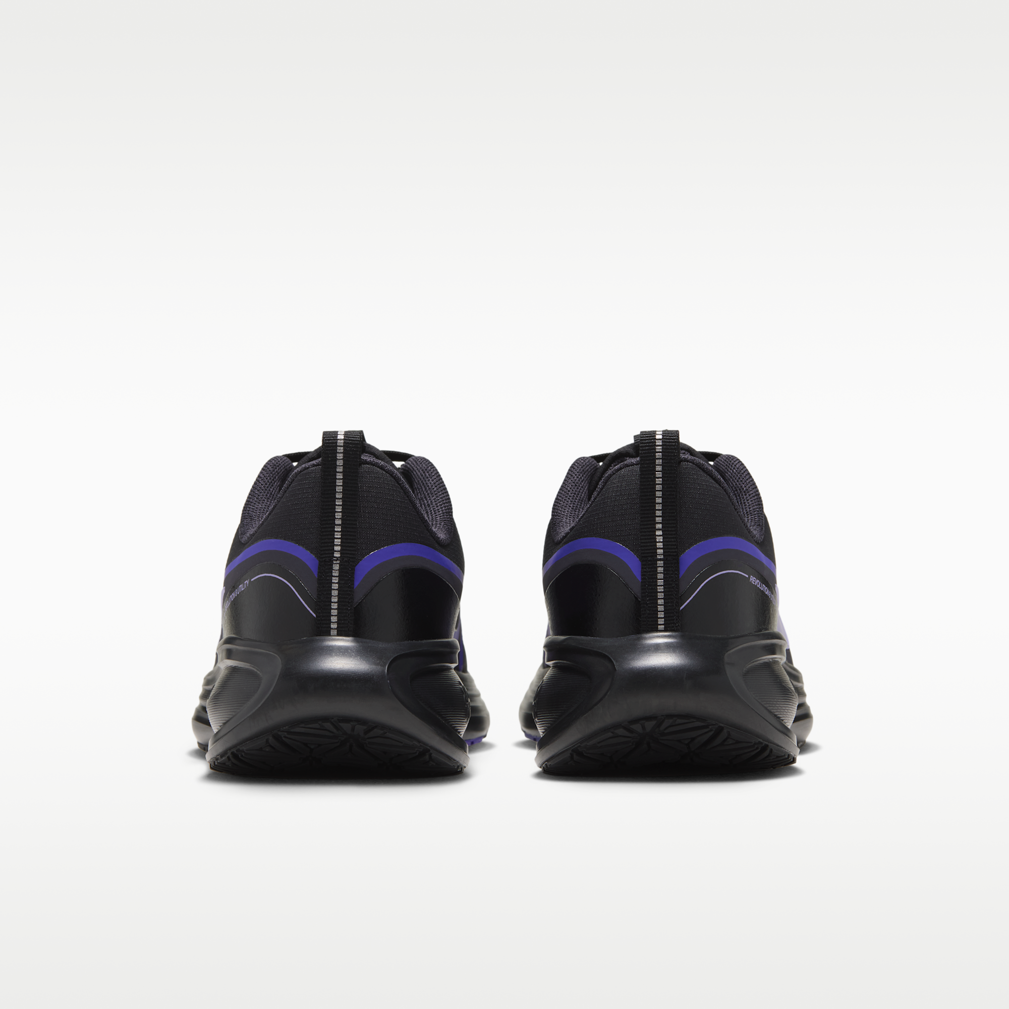 Nike Revolution 8 Utility - Μαύρο/Persian Violet/Gridiron/Purple Pulse - 6