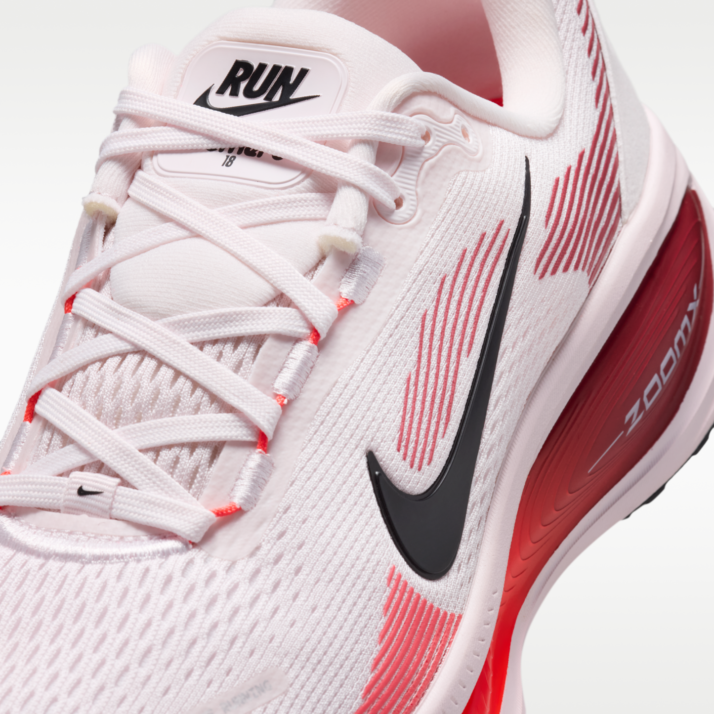 Nike Vomero 18 - Pearl Pink/Team Crimson/Bright Crimson/Μαύρο - 7