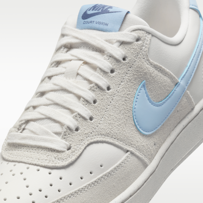 Nike Court Vision Low - Phantom/Light Bone/Diffused Blue/Psychic Blue - 7