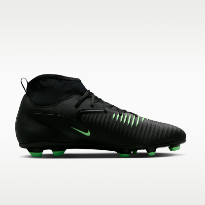 Nike Phantom 6 High Club - Μαύρο/Μαύρο/Illusion Green (HQ2275-001) - 3