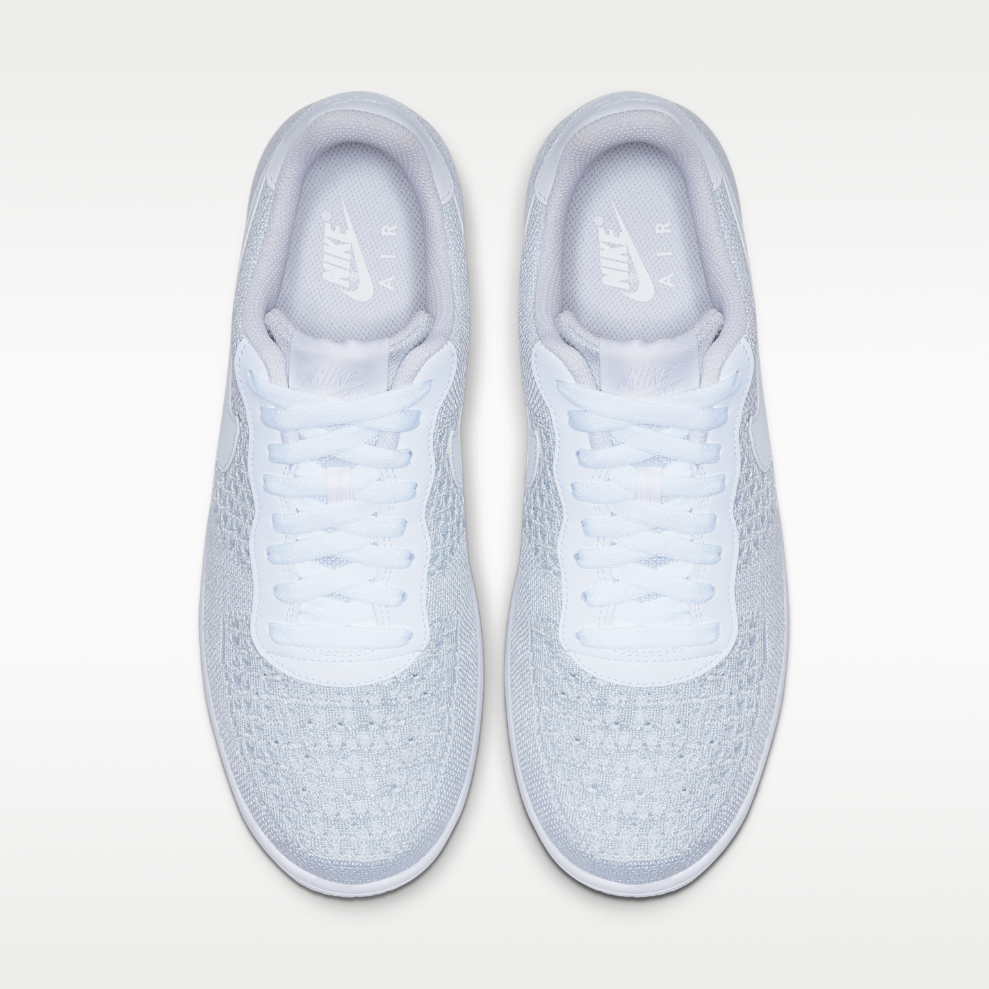 Nike Air Force 1 Flyknit 2.0 - Λευκό/Pure Platinum/Λευκό/Pure Platinum - 4