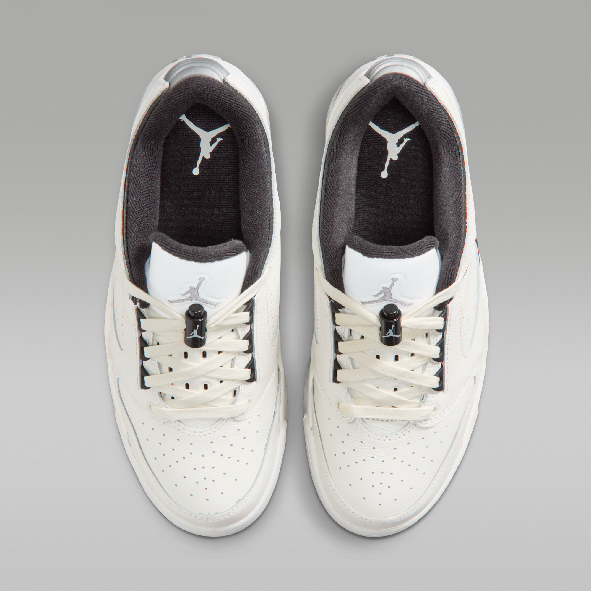 Jordan Sixty Plus Low - Sail/Μαύρο/Swan/Metallic Silver - 4