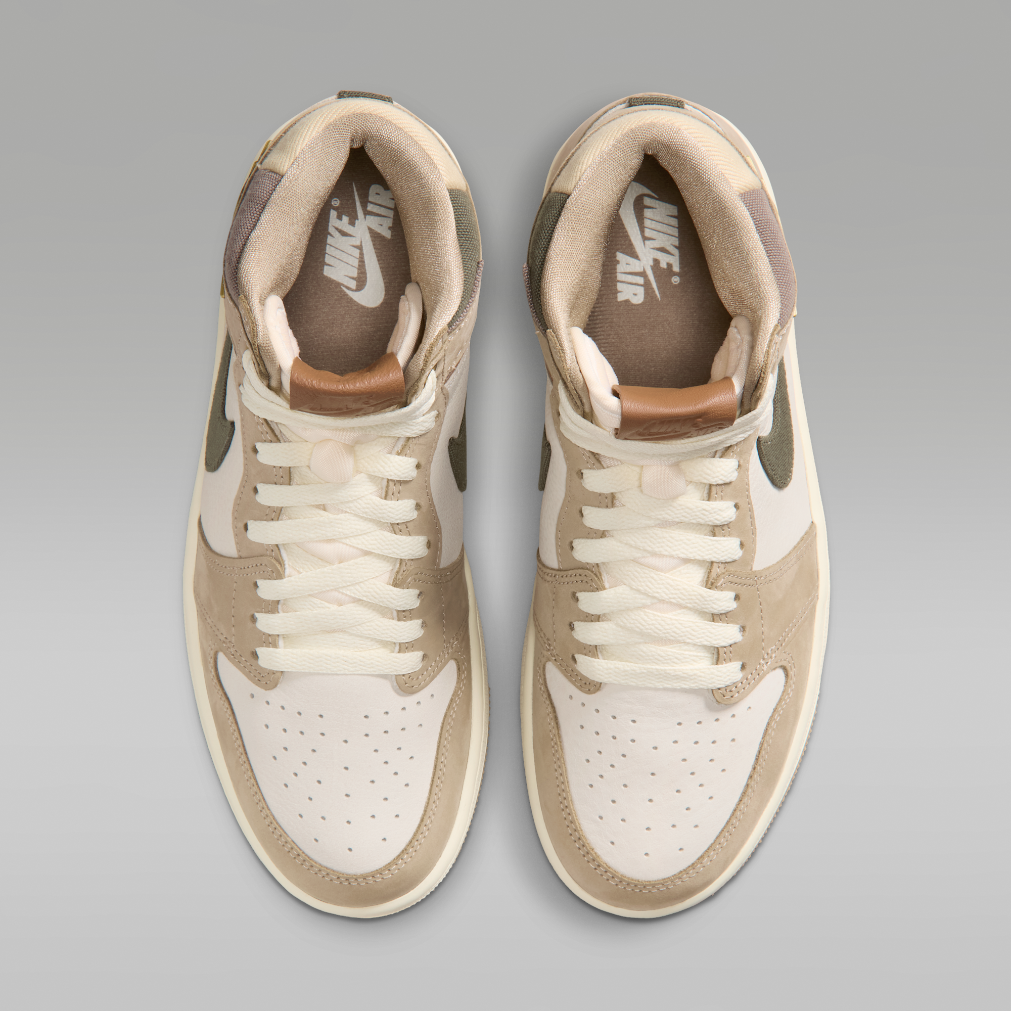 Air Jordan 1 Retro High OG - Khaki/Sail/Cargo Khaki/Πολύχρωμο - 4