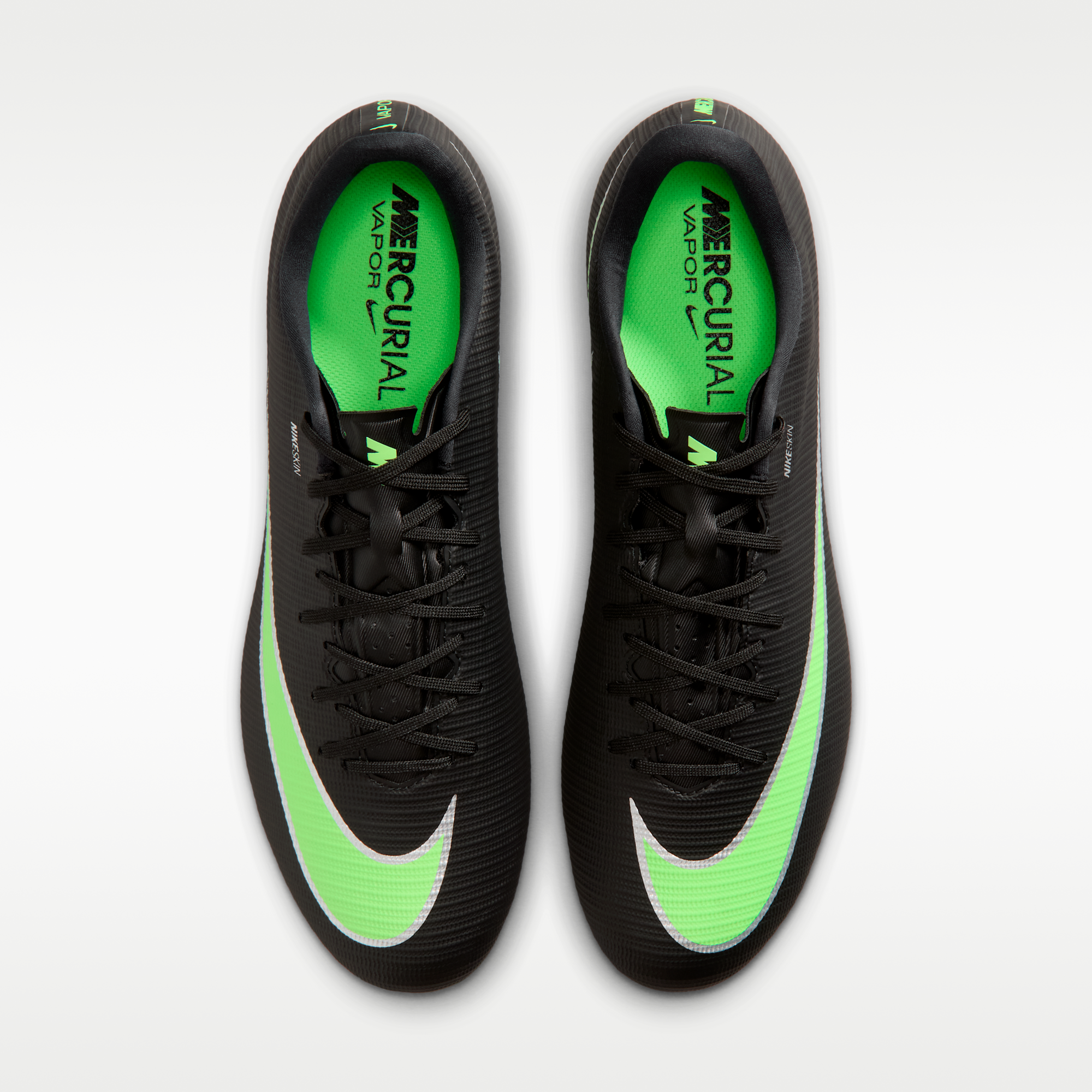 Nike Mercurial Vapor 17 Academy - Μαύρο/Μαύρο/Illusion Green (IM5861-001) - 4