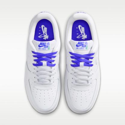 Nike Air Force 1 '07 - Λευκό/Persian Violet/Stadium Green/Λευκό - 4