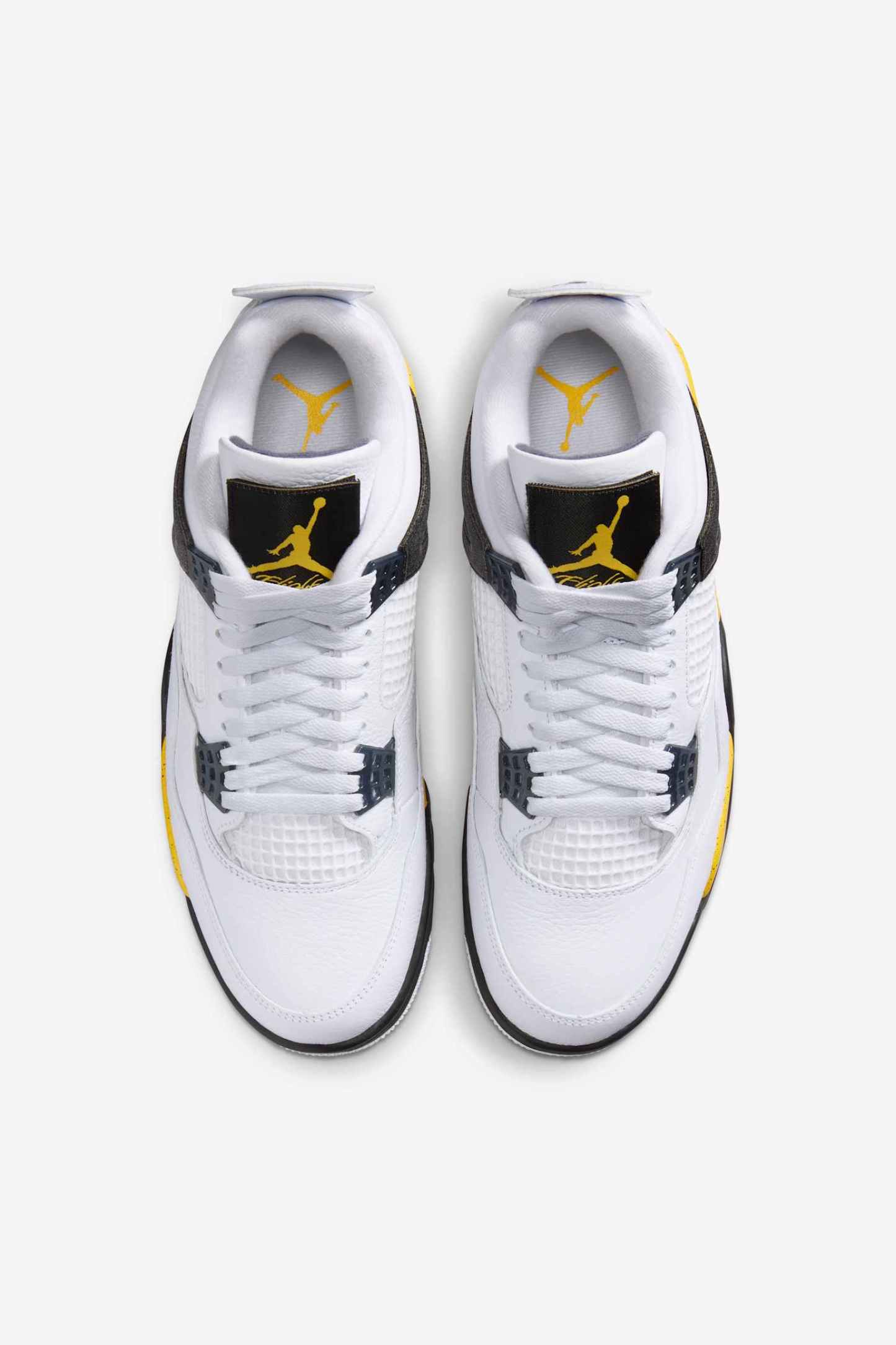 Air Jordan 4 Retro "Tour Yellow" - Λευκό/Dark Blue Grey/Μαύρο/Tour Yellow - 5